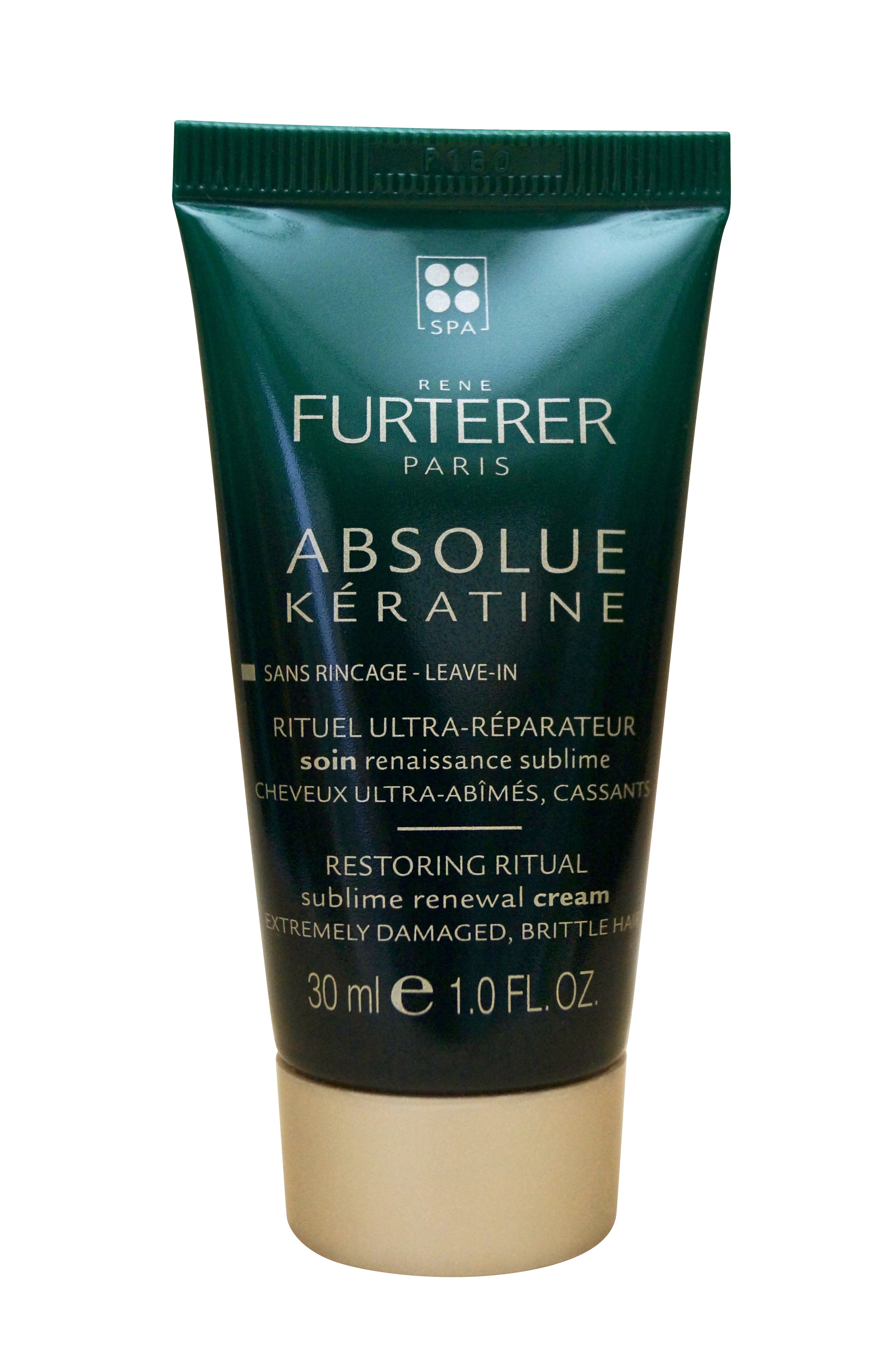 Rene Furterer Absolue Keratine Sublime Renewal Cream Damaged Brittle Hair 1.0 OZ