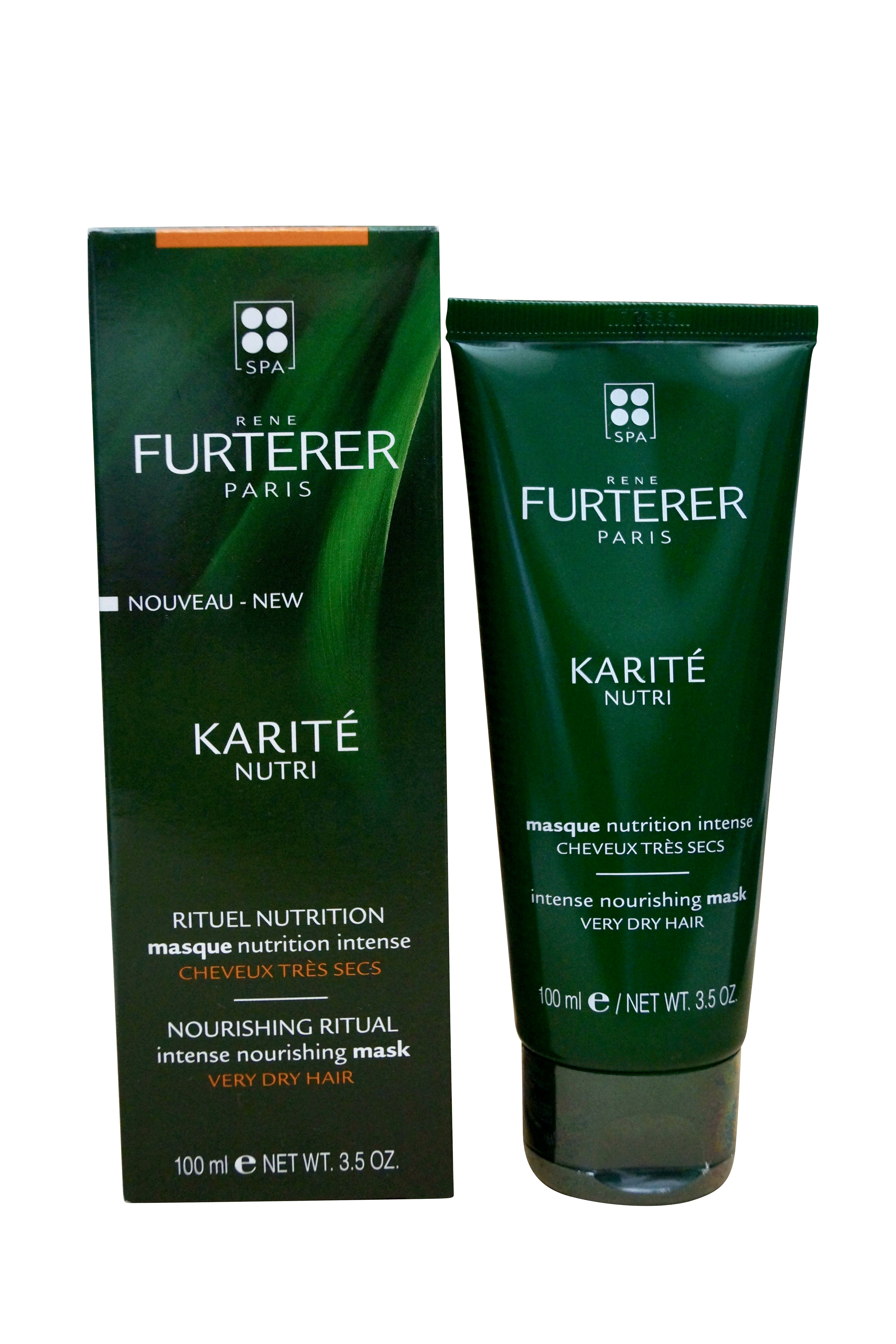 Rene Furterer Karite Nutri Intense Nourishing Mask Very Dry Hair 3.5 OZ