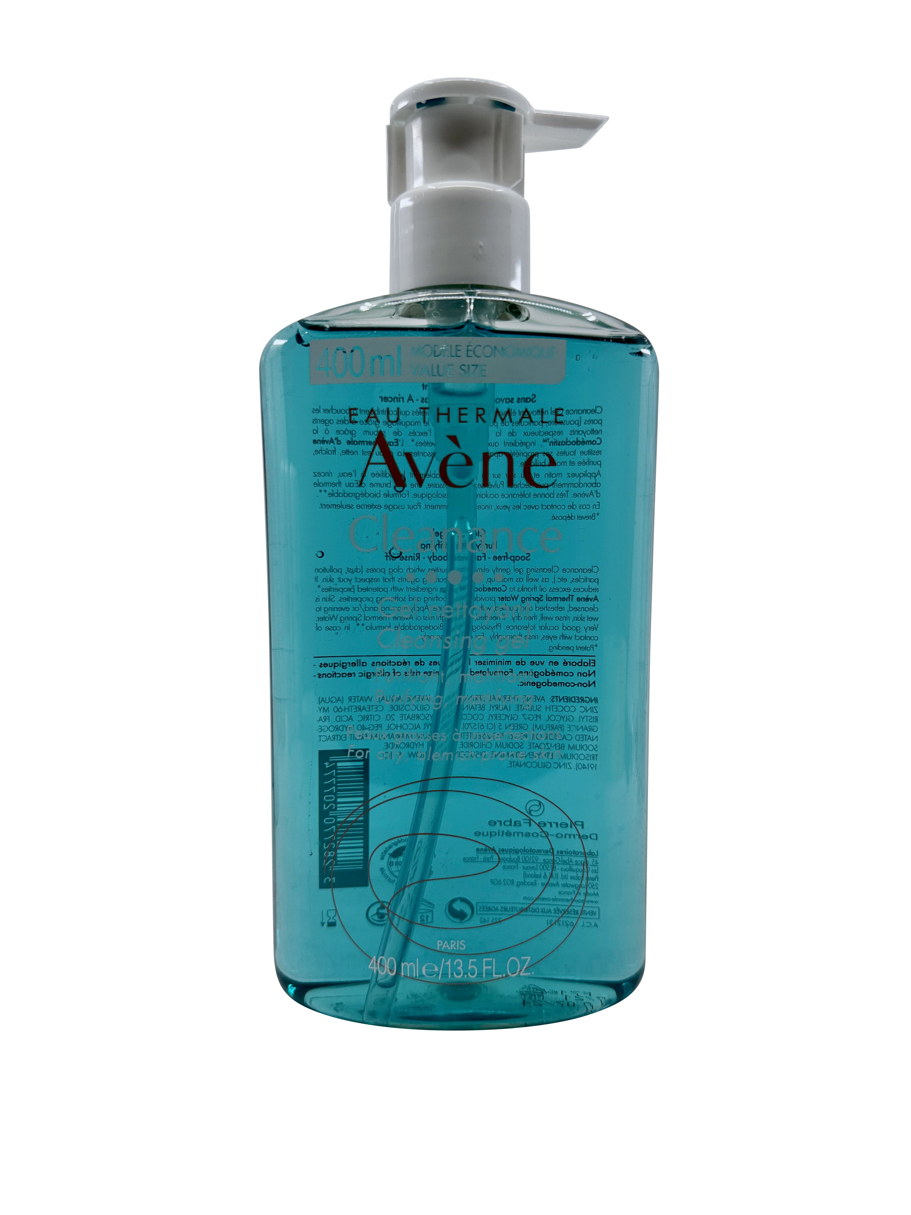 Avene Eau Thermale Cleansing Gel 13.5 OZ All Skin Types