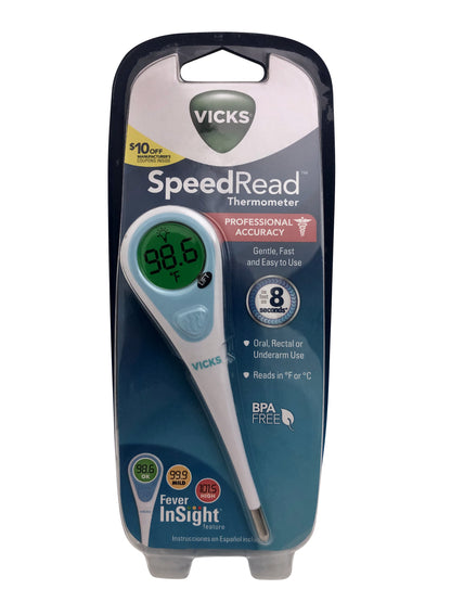 Vicks Speed-Read Thermometer Fever Insight