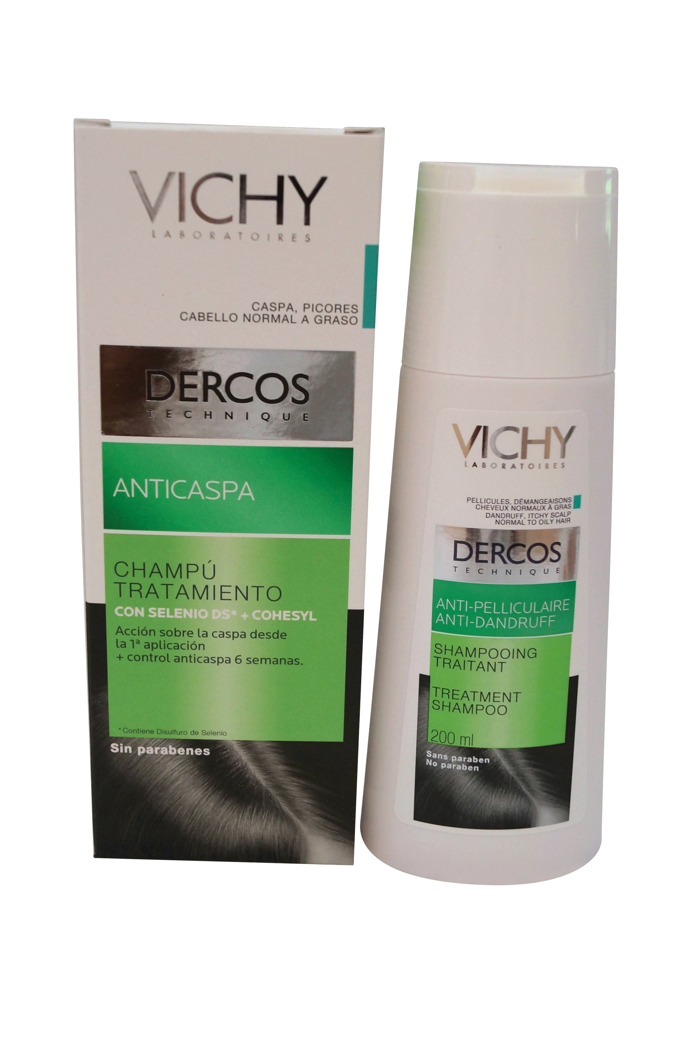 Vichy Decros Anti-Dandruff Treatment Shampoo for Oily Hair 200 ml