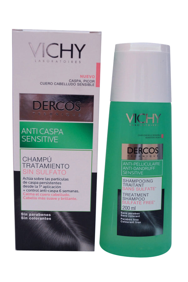 Vichy Decros Anti-Dandruff Treatment Shampoo for Sensitive Scalps 200 ...