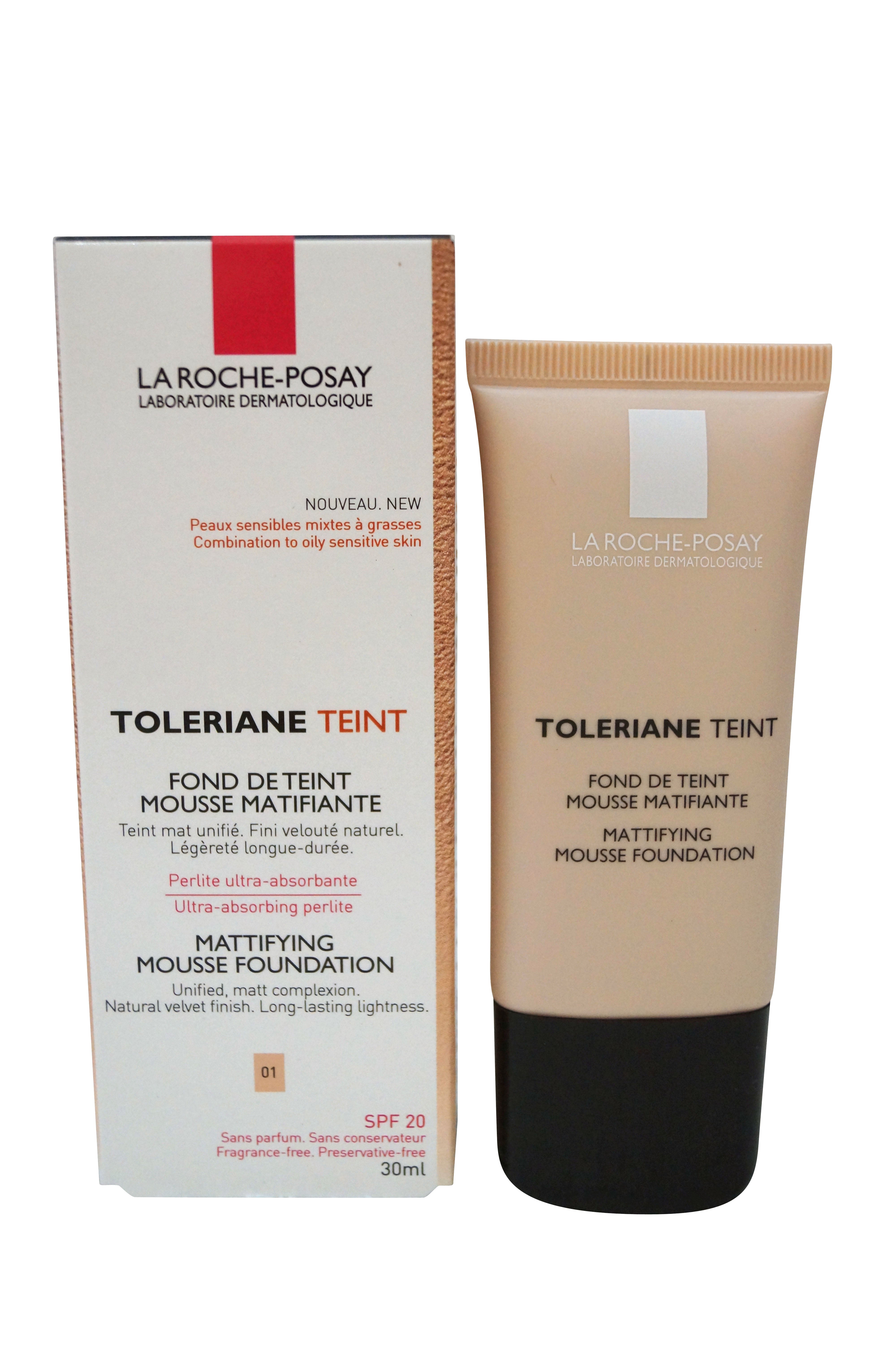 La Roche-Posay Toleriane  Mattifying Mousse Foundation Ivory 01 30 ml