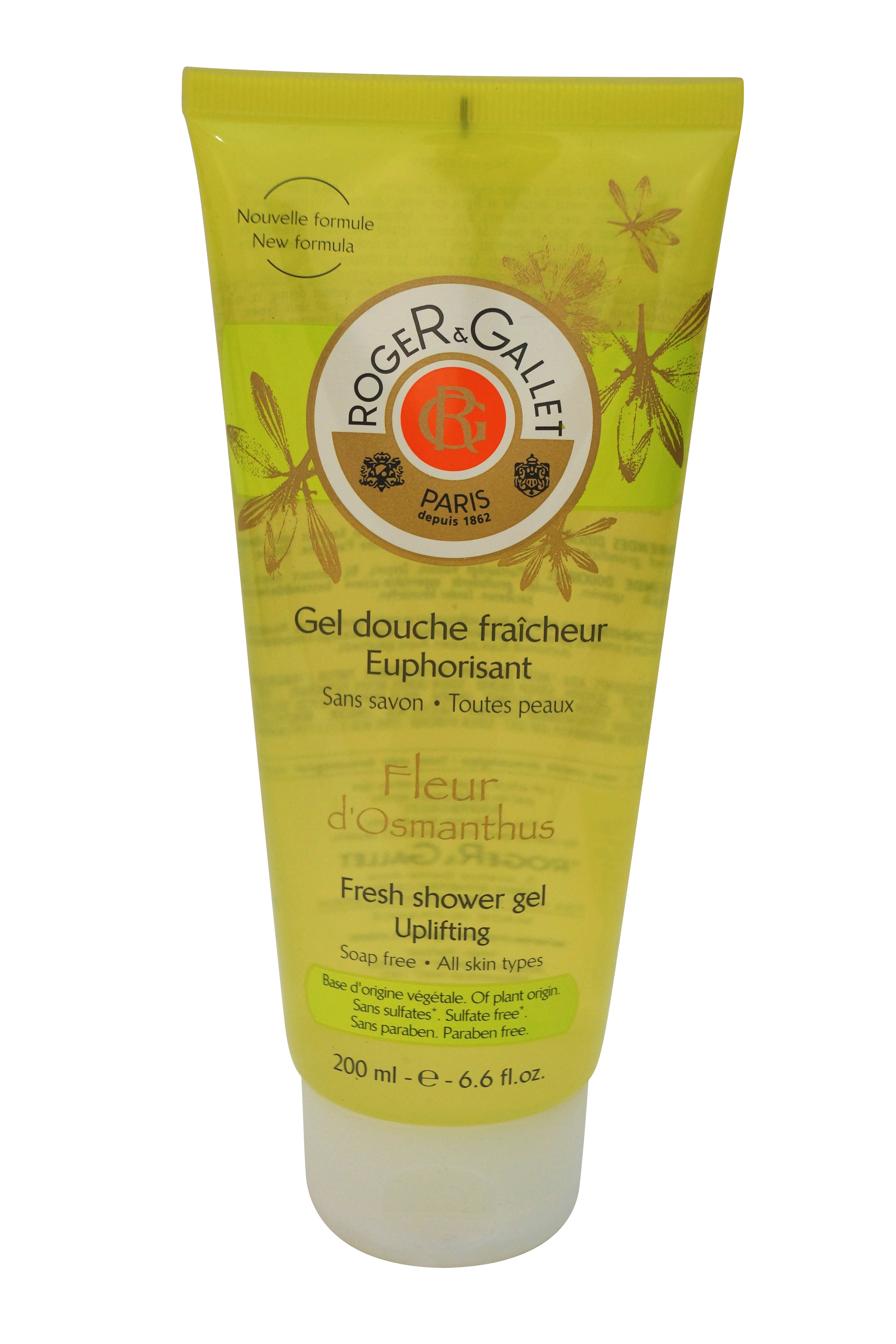 Roger & Gallet Fleur D'Osmanthus Fresh Shower Gel, 6.6 oz.