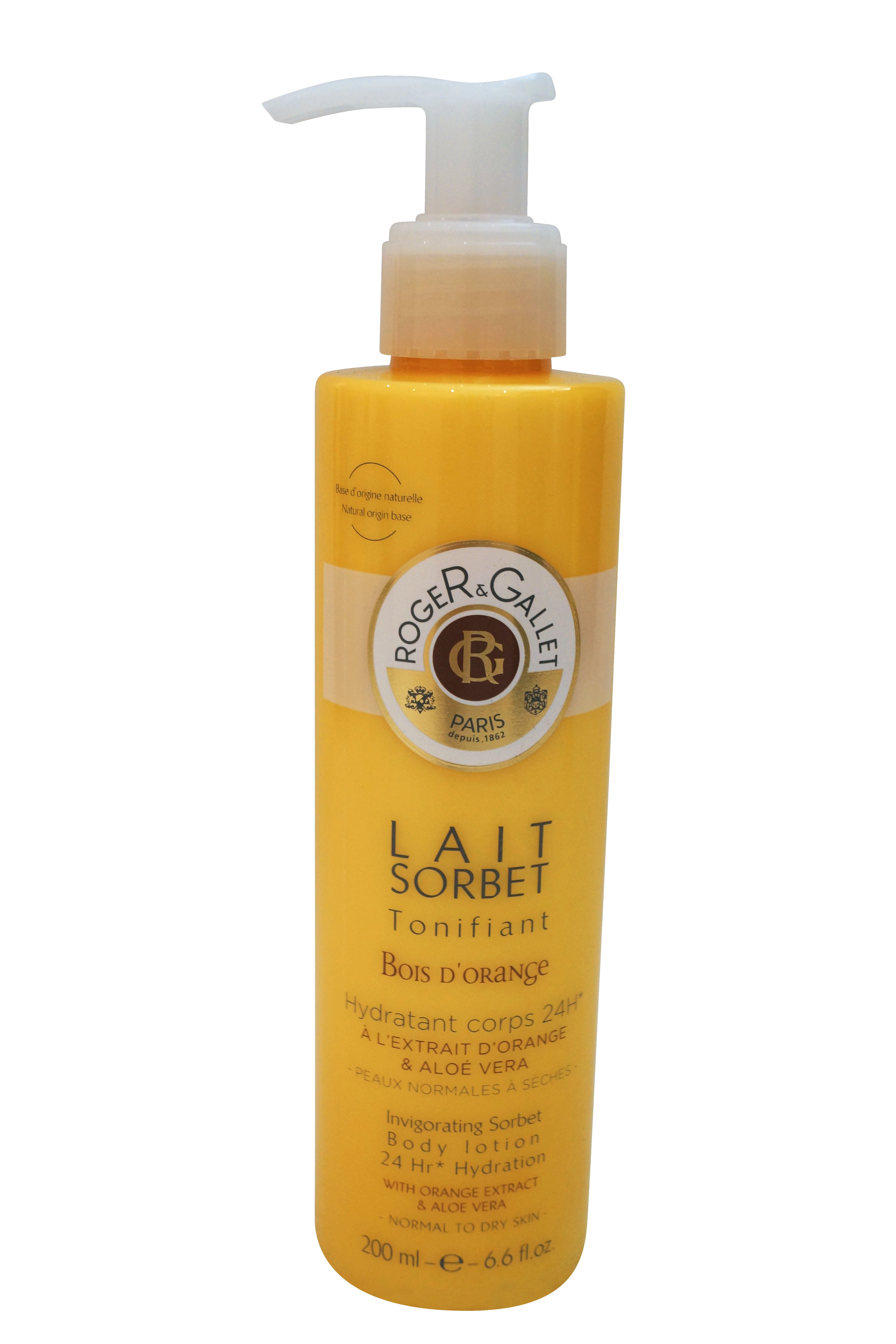 Roger & Gallet Lait Sorbet Bois D'Orange 24 Hour Hydrating Body Lotion 6.6 oz