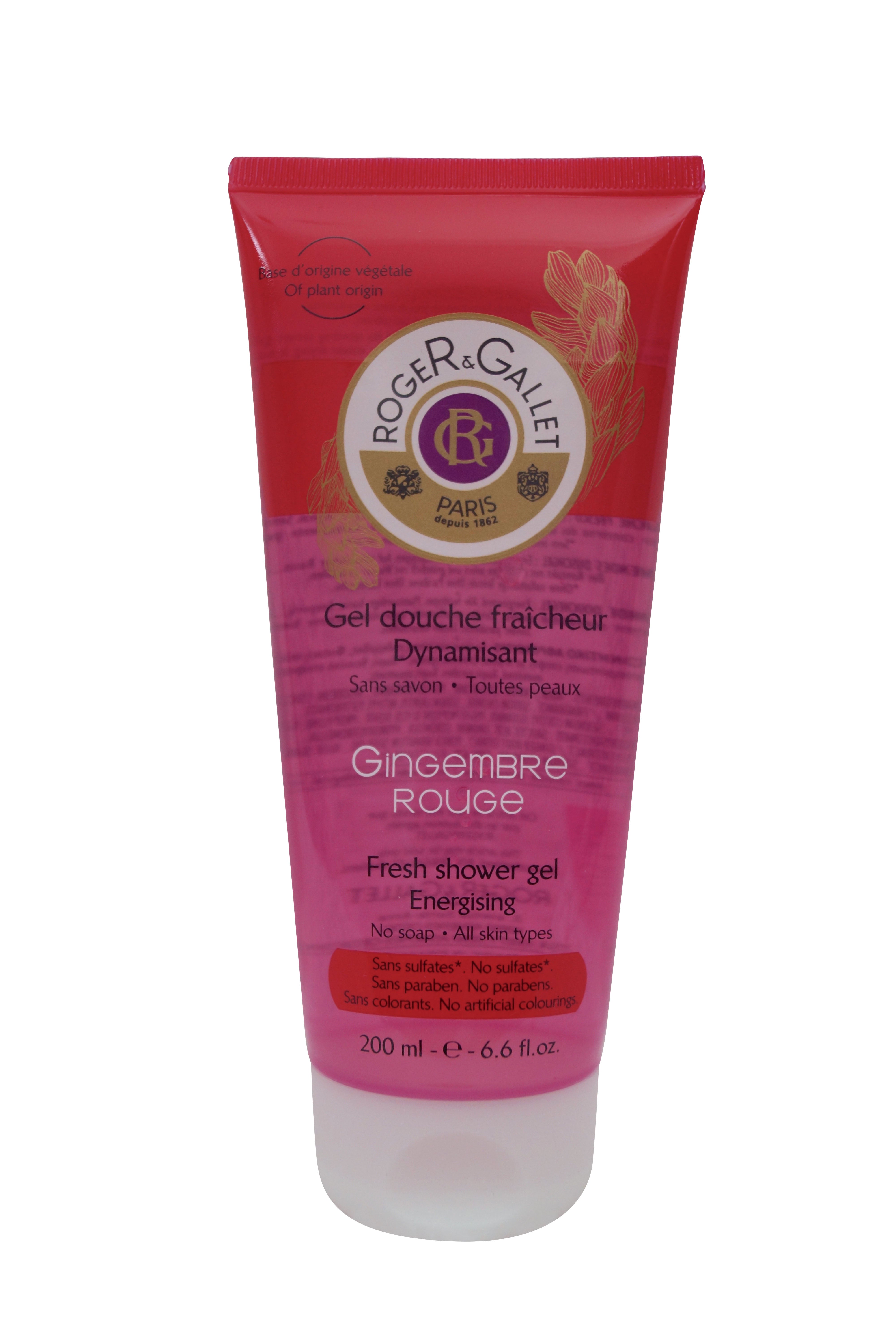 Roger & Gallet Gingembre Rouge Shower Gel, 200 ml.