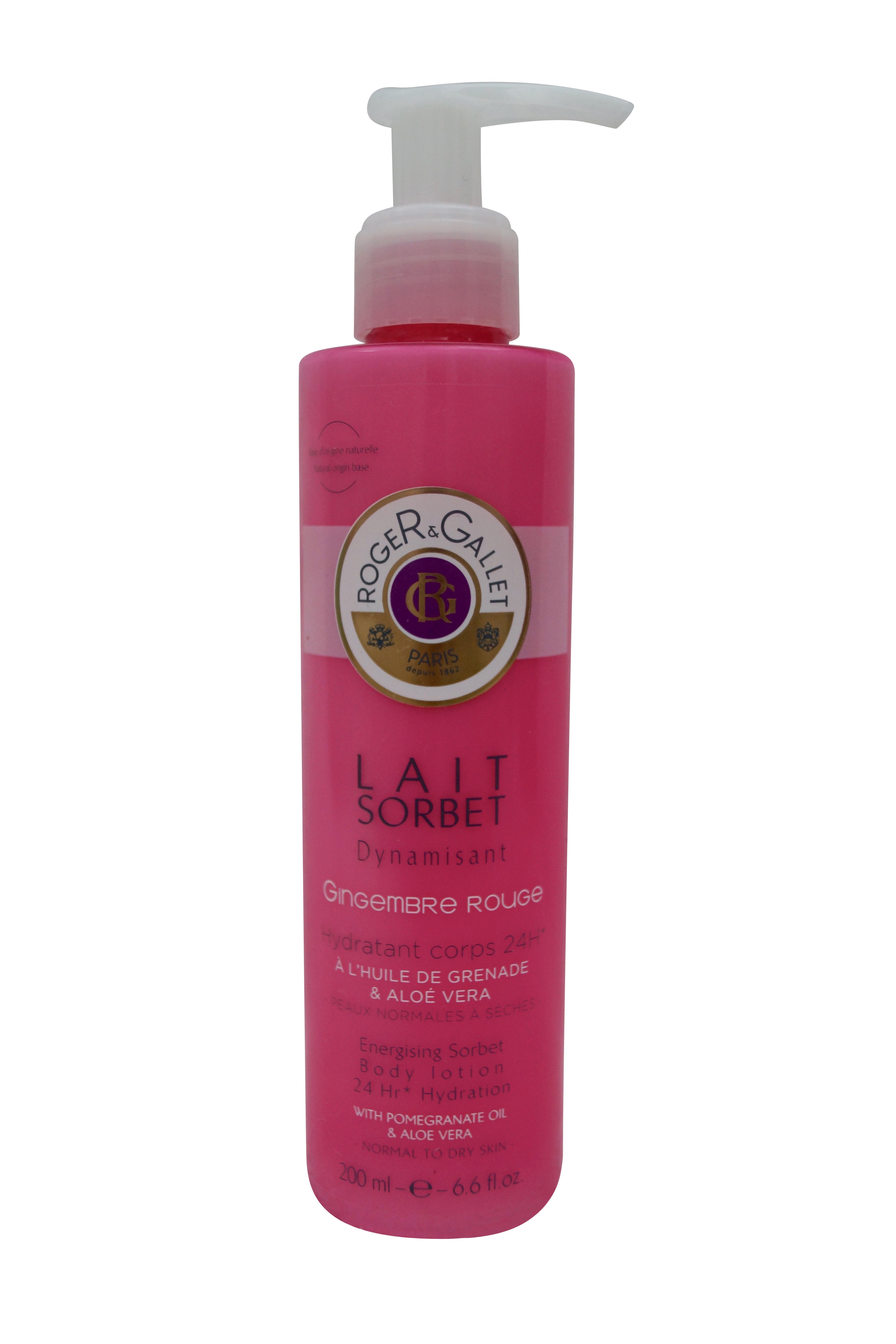 Roger & Gallet Gingembre Rouge Lait Sorbet, 200 ml.