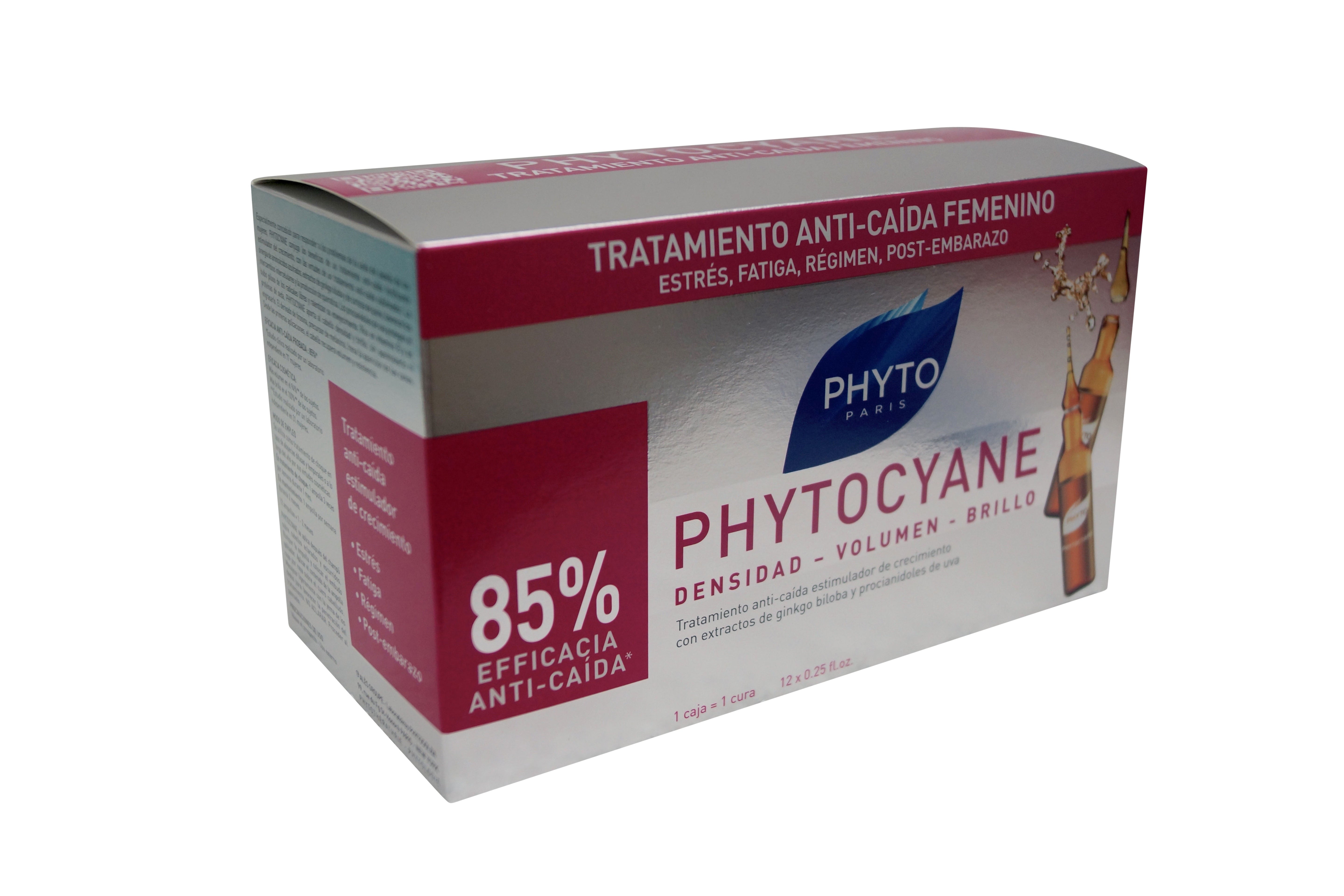 PHYTO PHYTOCYANE Revitalizing Serum, 12 ampoules, 0.25 fl. oz. each