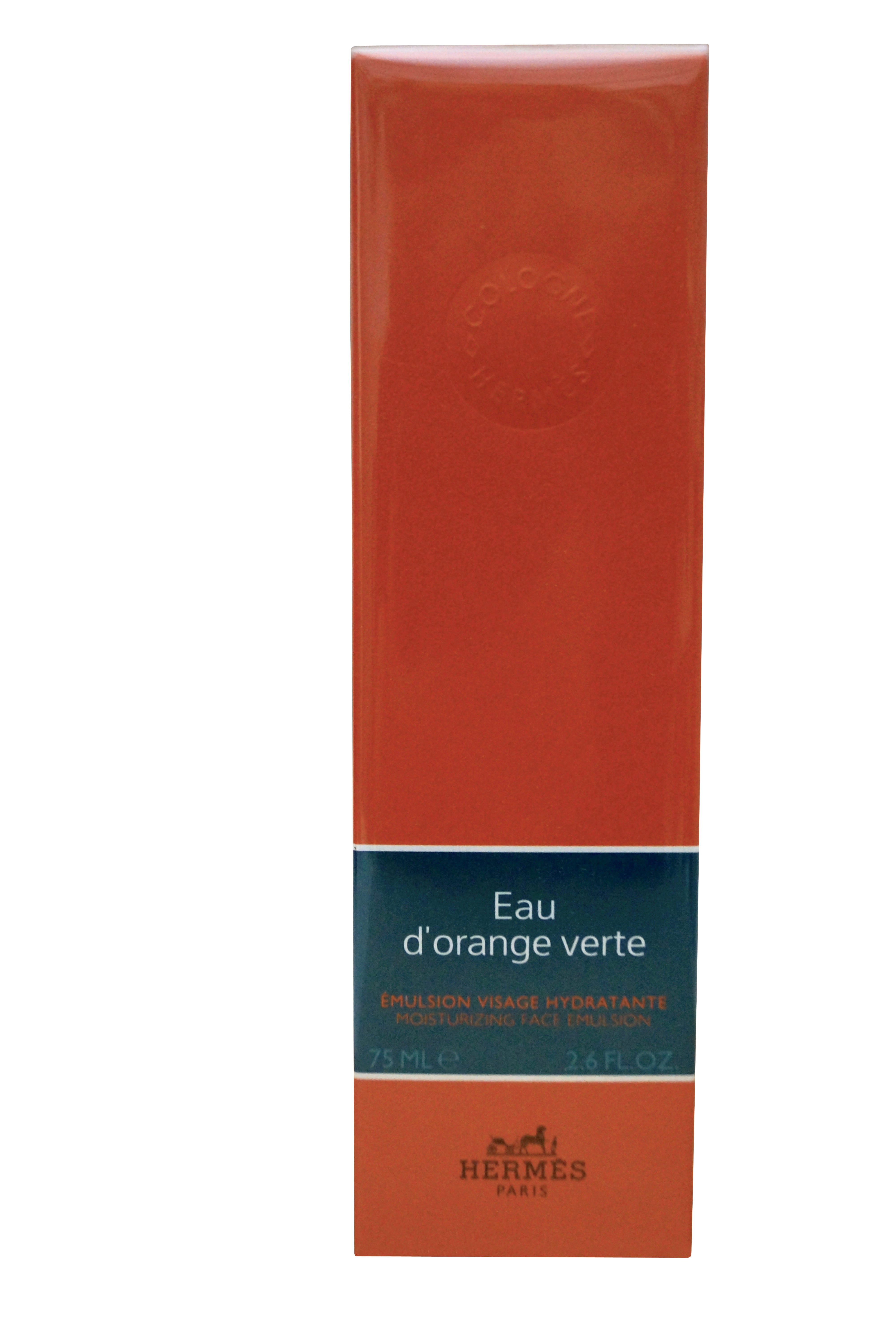 Hermes Eau d'Orange Verte Moisturizing Face Emulsion 2.6 OZ