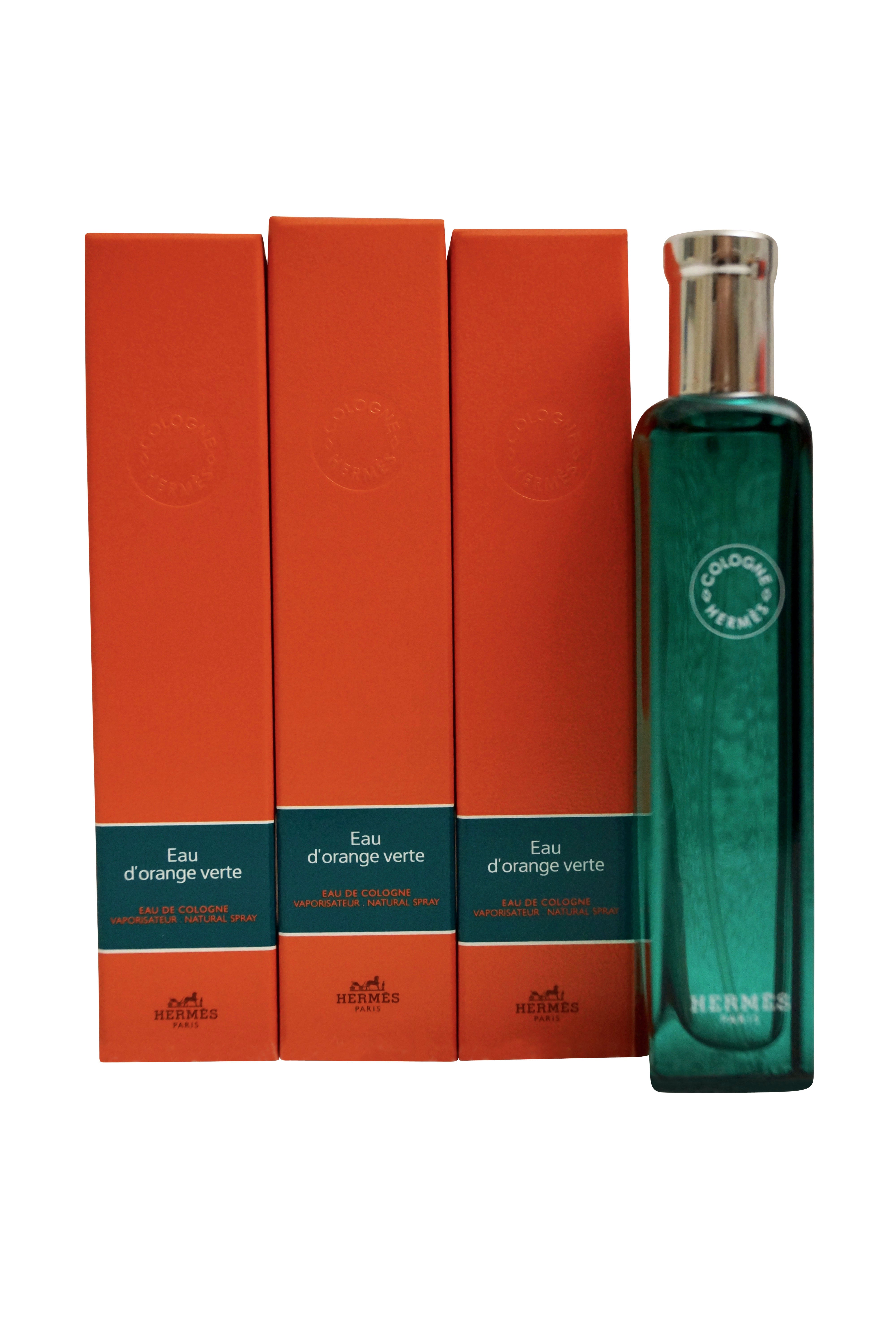 Hermes Eau D'Orange Verte Eau de Cologne Set of 3 x 0.5 OZ