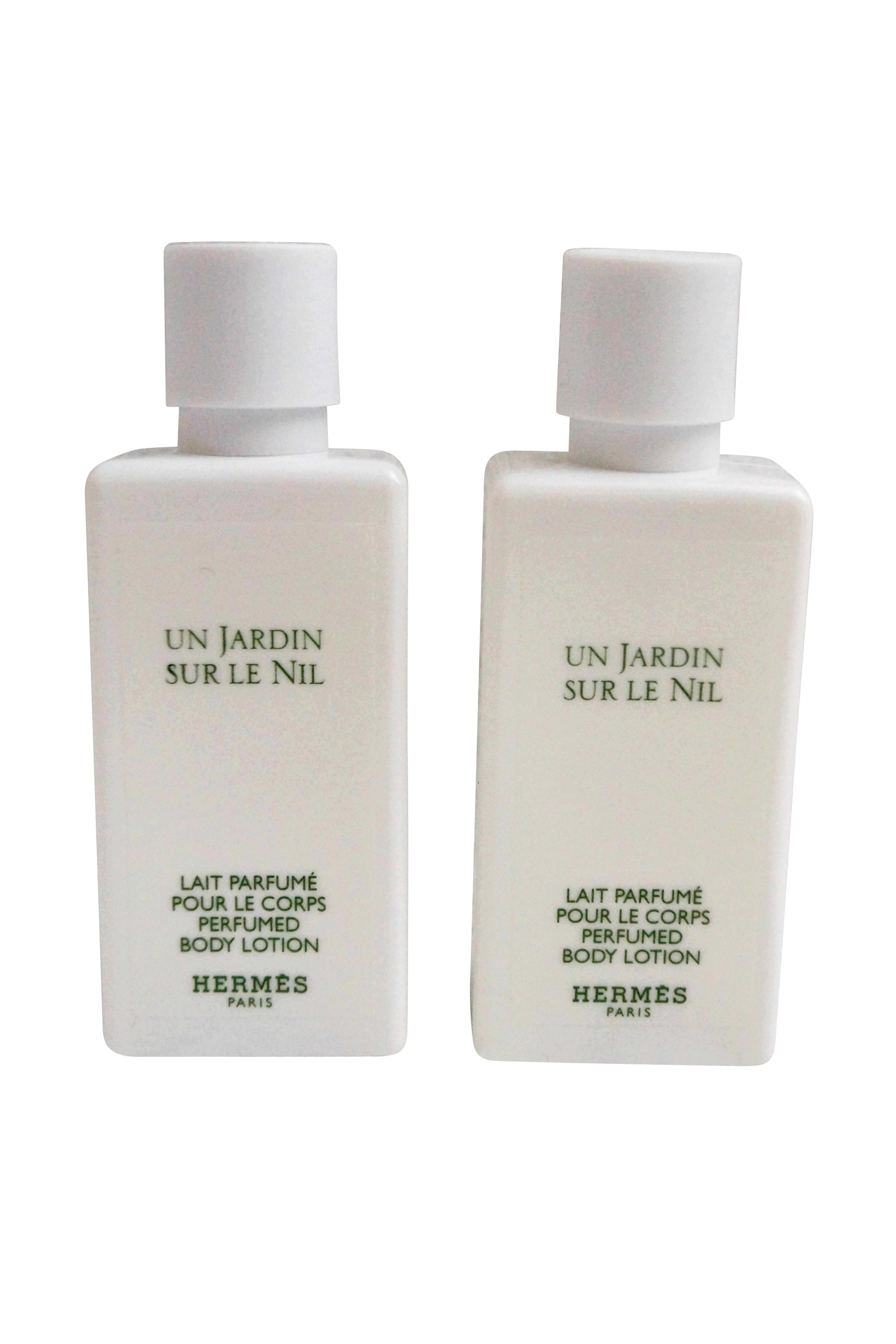 Hermes Jardin Sur Le Nil Perfumed Body Lotion 40 Ml set of 2