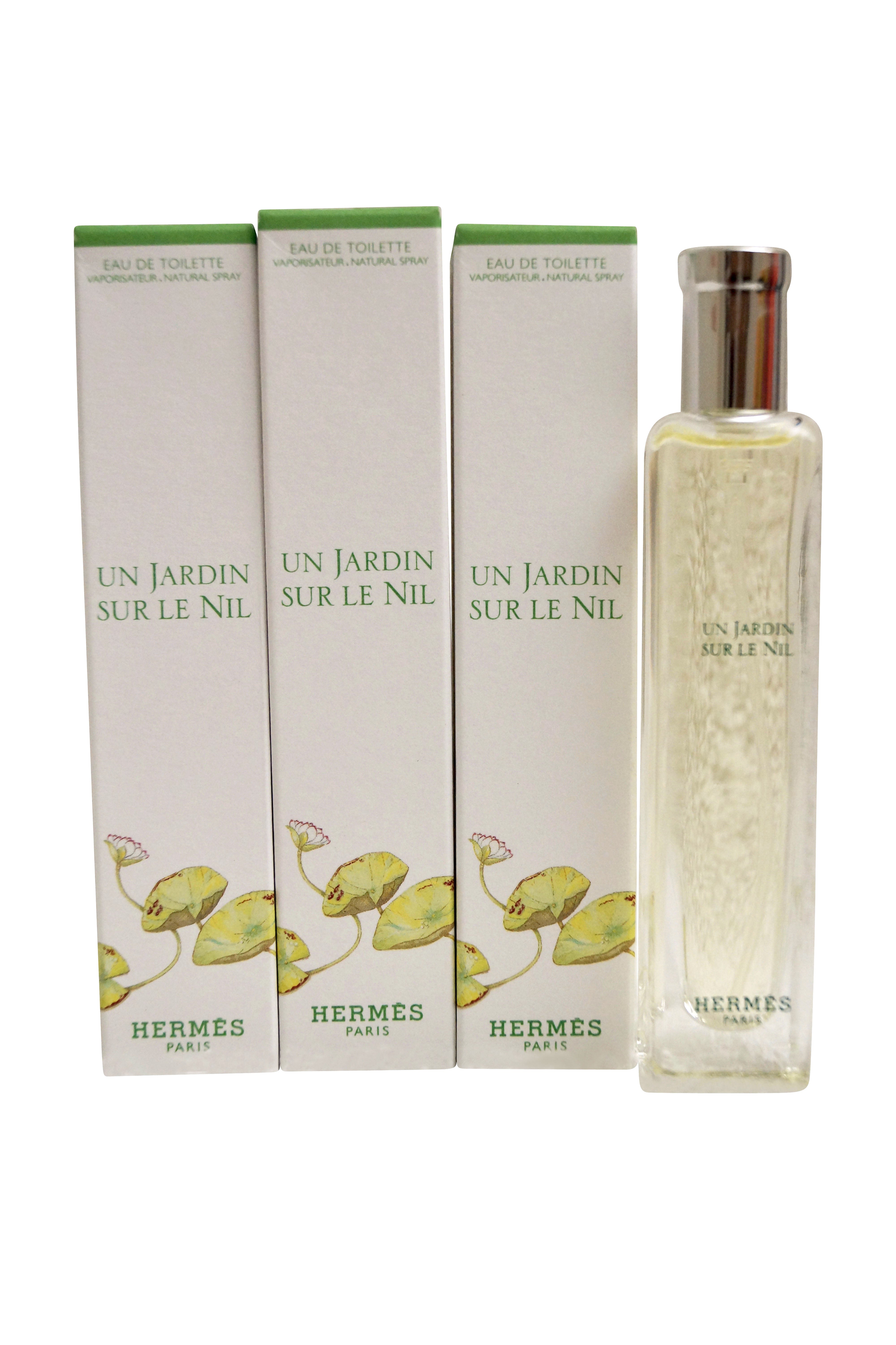 Hermes Un Jardin Sur Le Nil EDT Travel Set 3 x 0.5 OZ