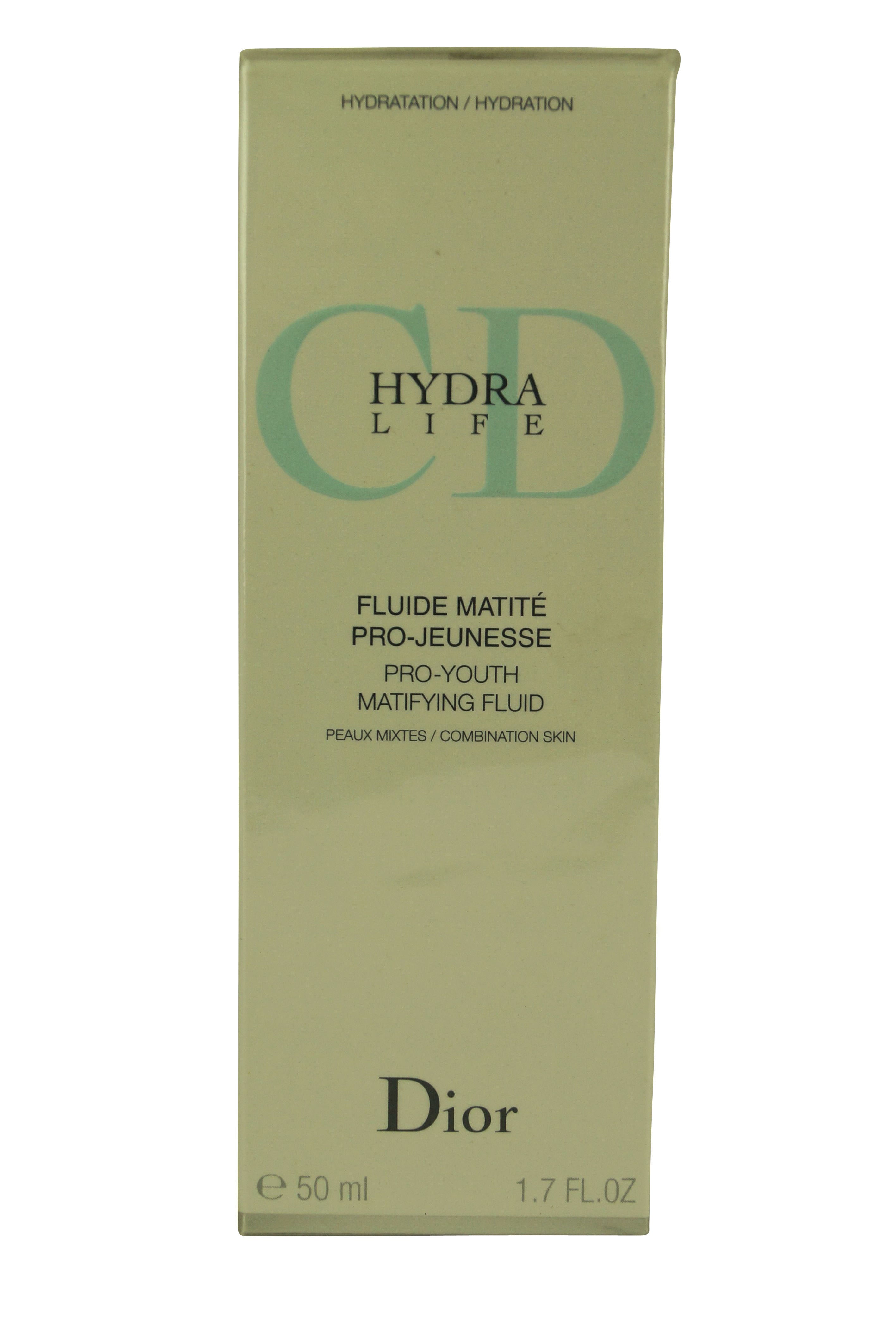 Christian Dior Hydra Life Matifying Fluid 1.7 oz Combination Oily Skin