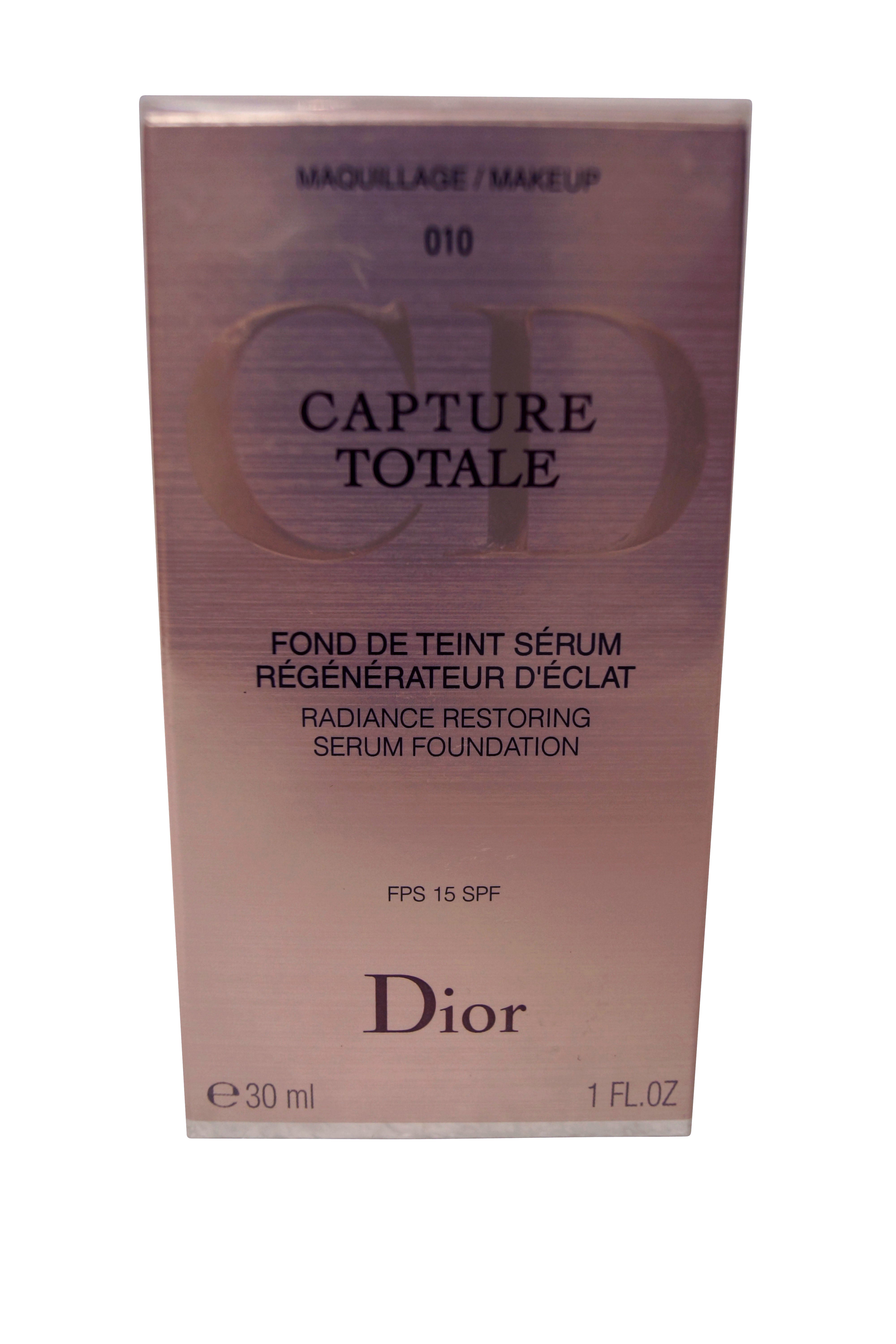 Christian Dior Capture Totale Restoring Serum Foundation 010 Ivoire Ivory