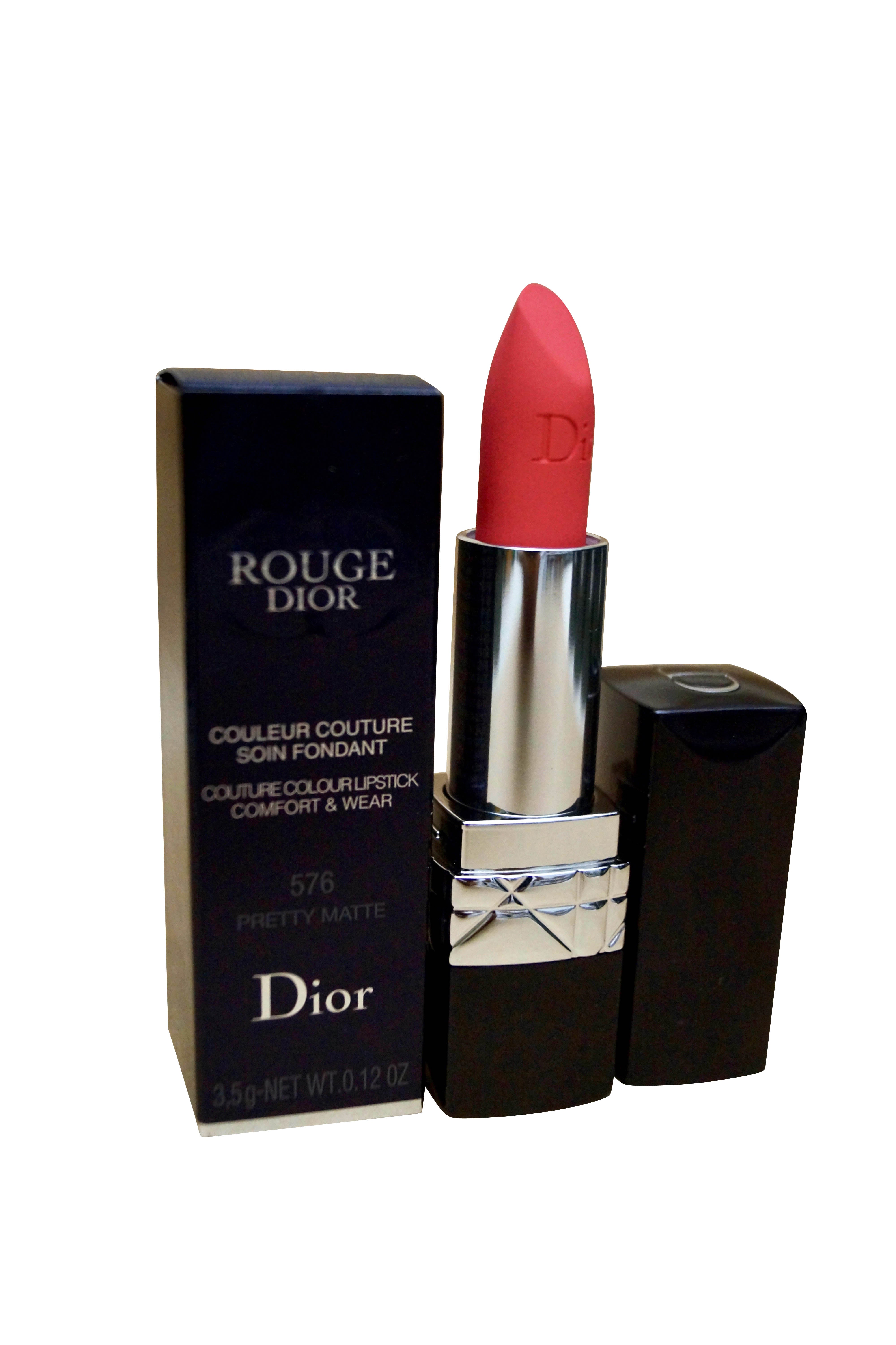 Dior Rouge Dior Couture Color Lipstick 576 Pretty Matte 0.12 OZ