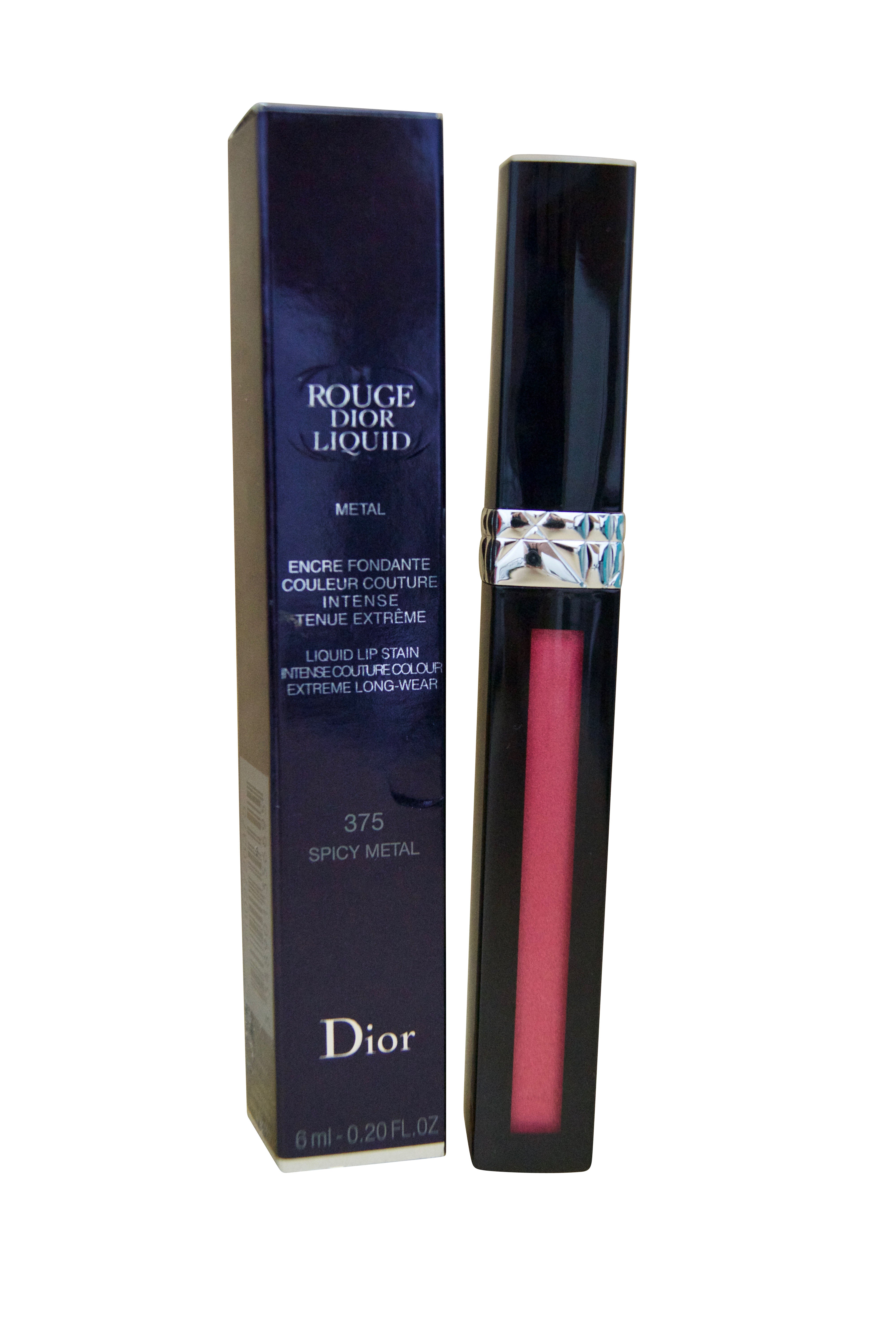 Dior Rouge Dior Liquid Metal 375 Spicy Metal 0.20 OZ