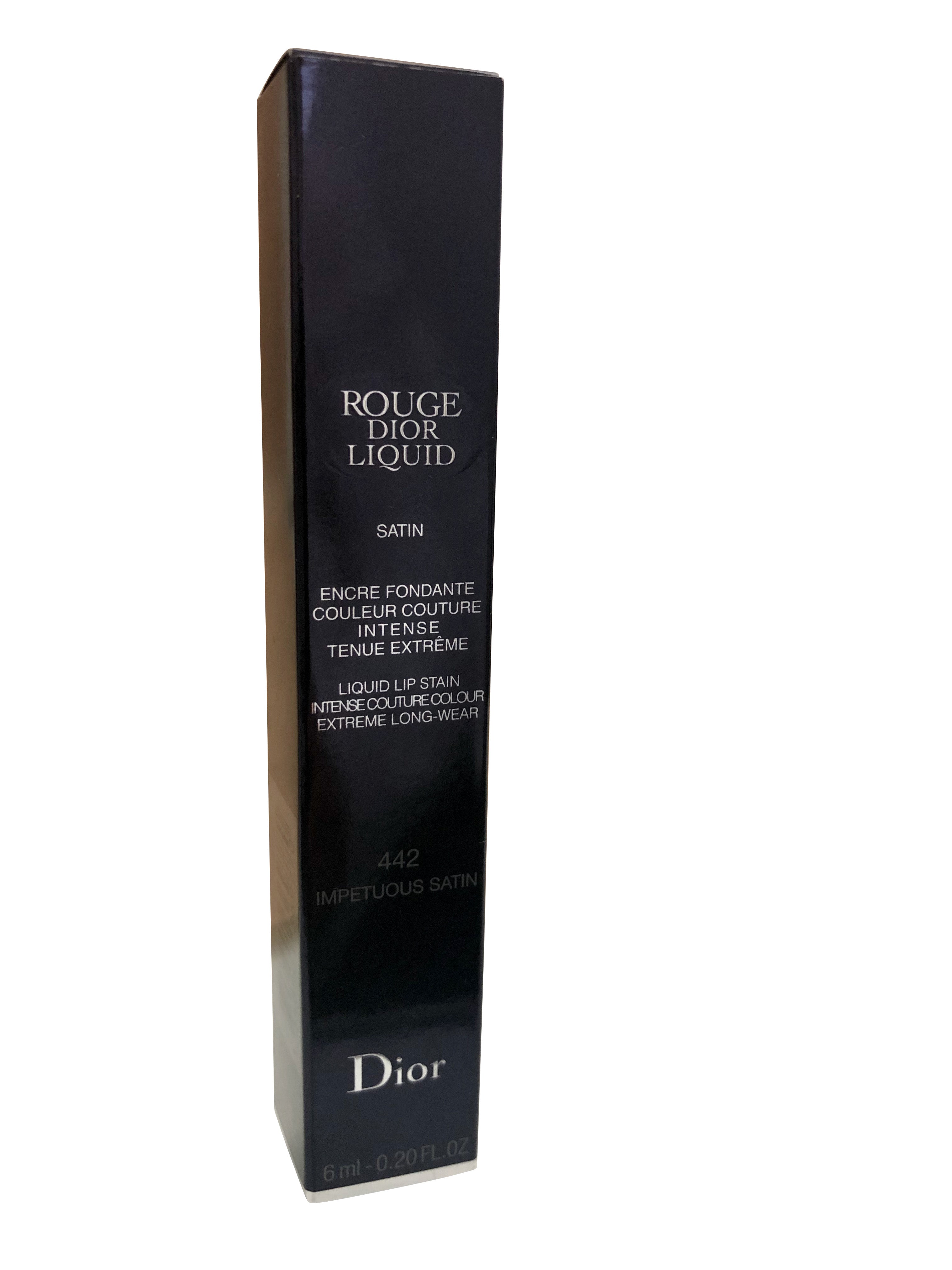 Dior Rouge Dior Liquid Satin 442 Impetuous Satin 0.20 OZ