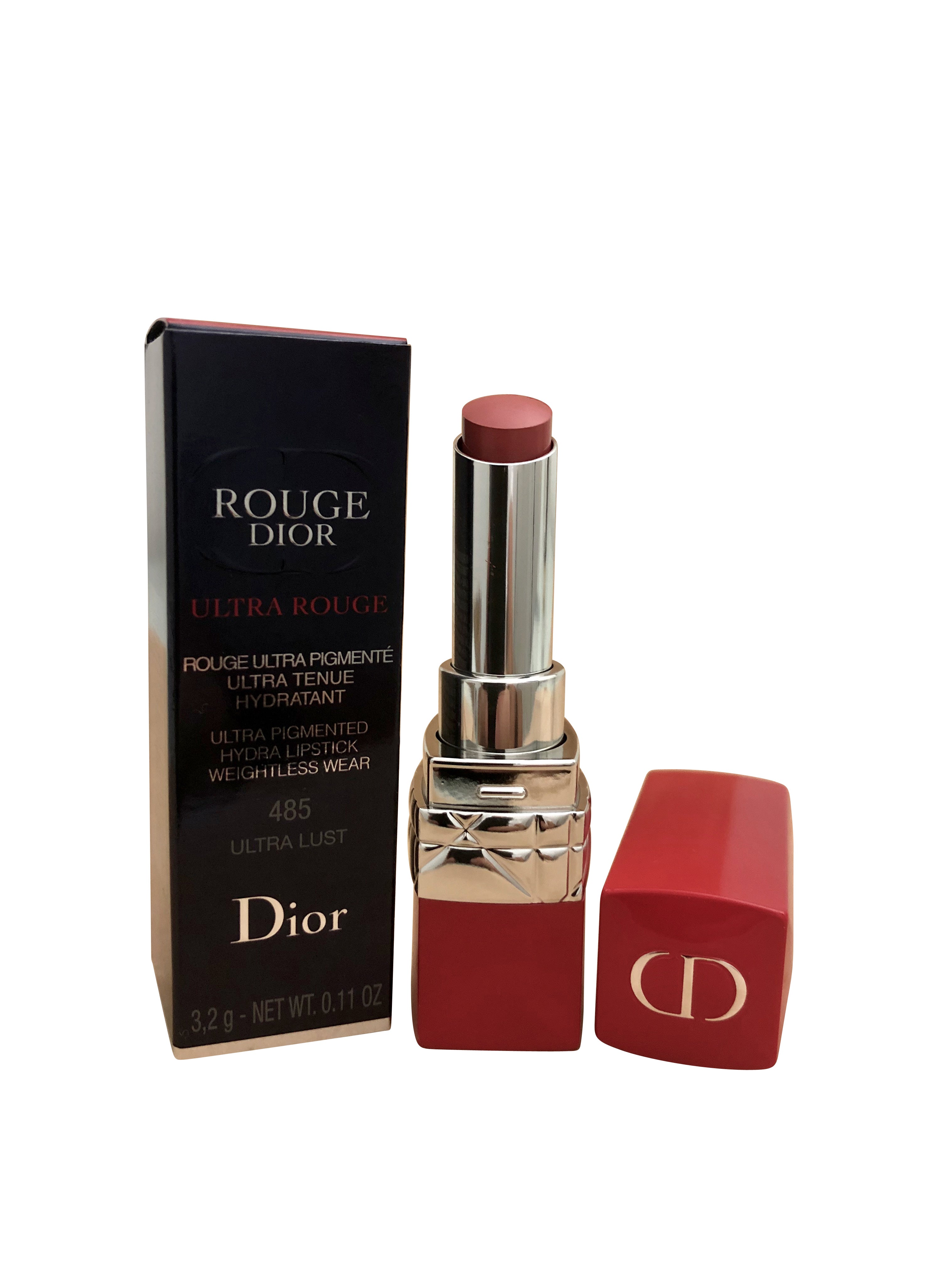 Dior Ultra Rouge Lipstick 485 Ultra Lust  0.11 OZ