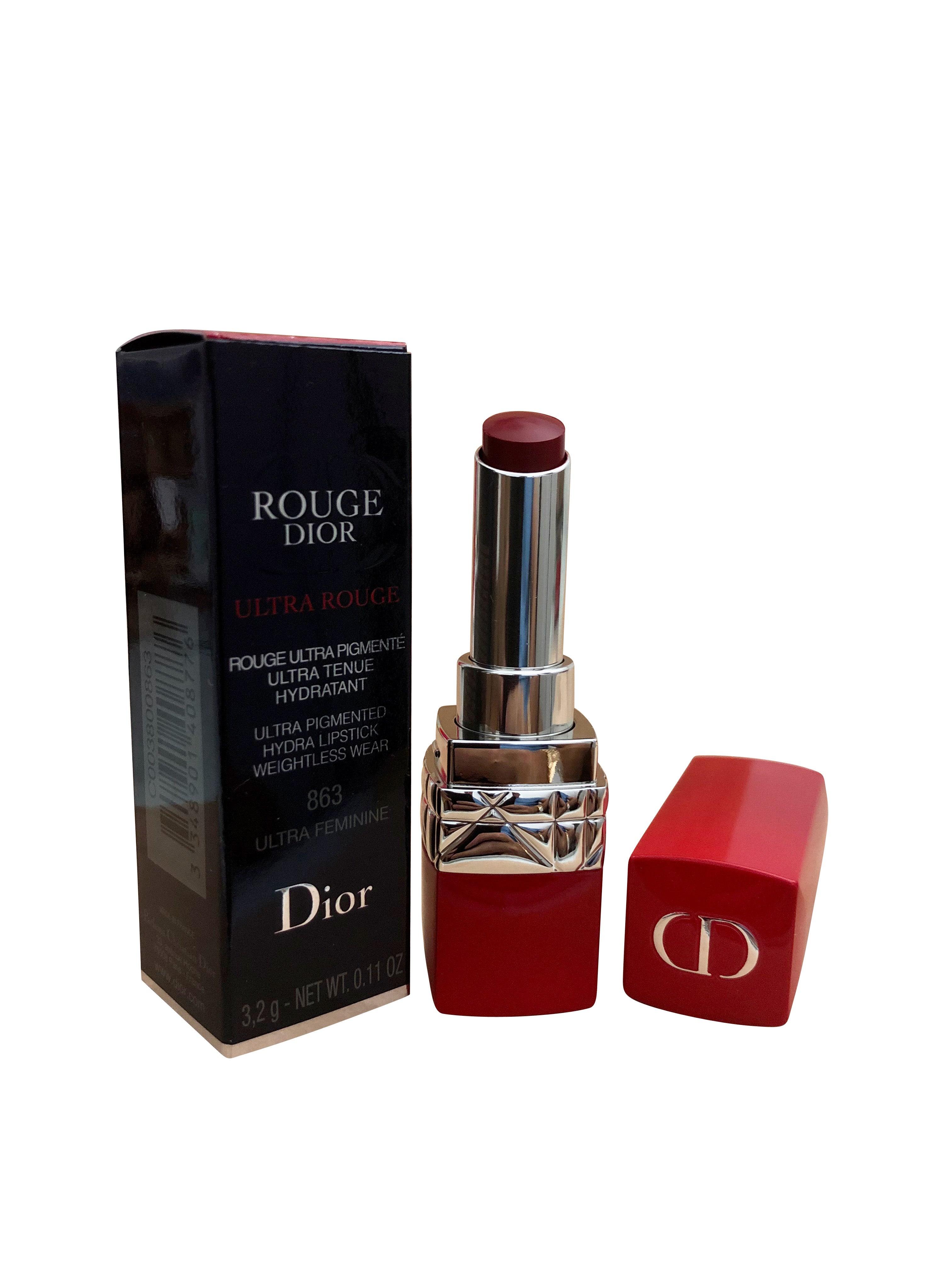 Rouge Dior Ultra Rouge Lipstick 863 Ultra Feminine  0.11 OZ