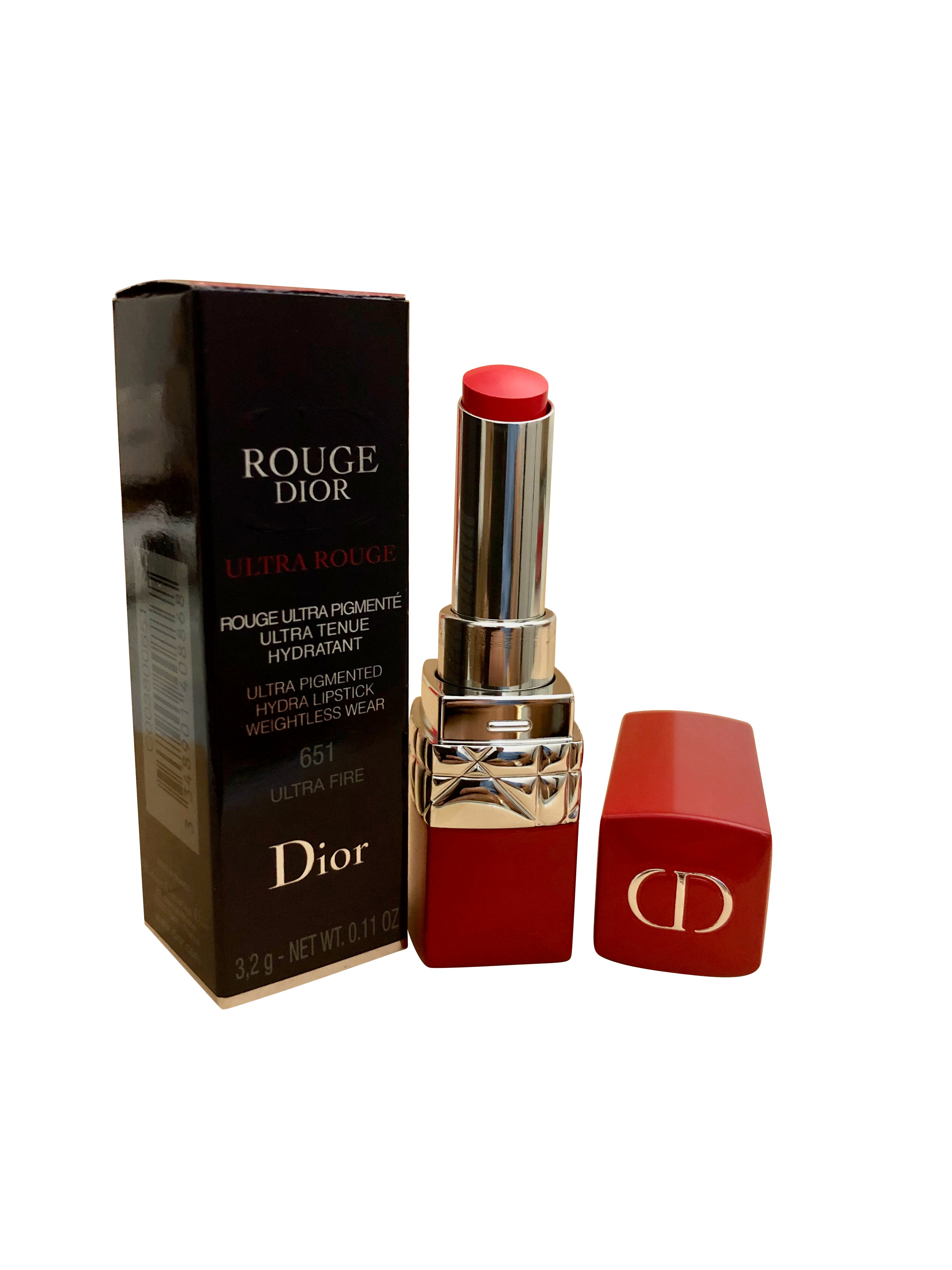 Rouge Dior Ultra Rouge Lipstick #651 Ultra Fire  0.11 OZ