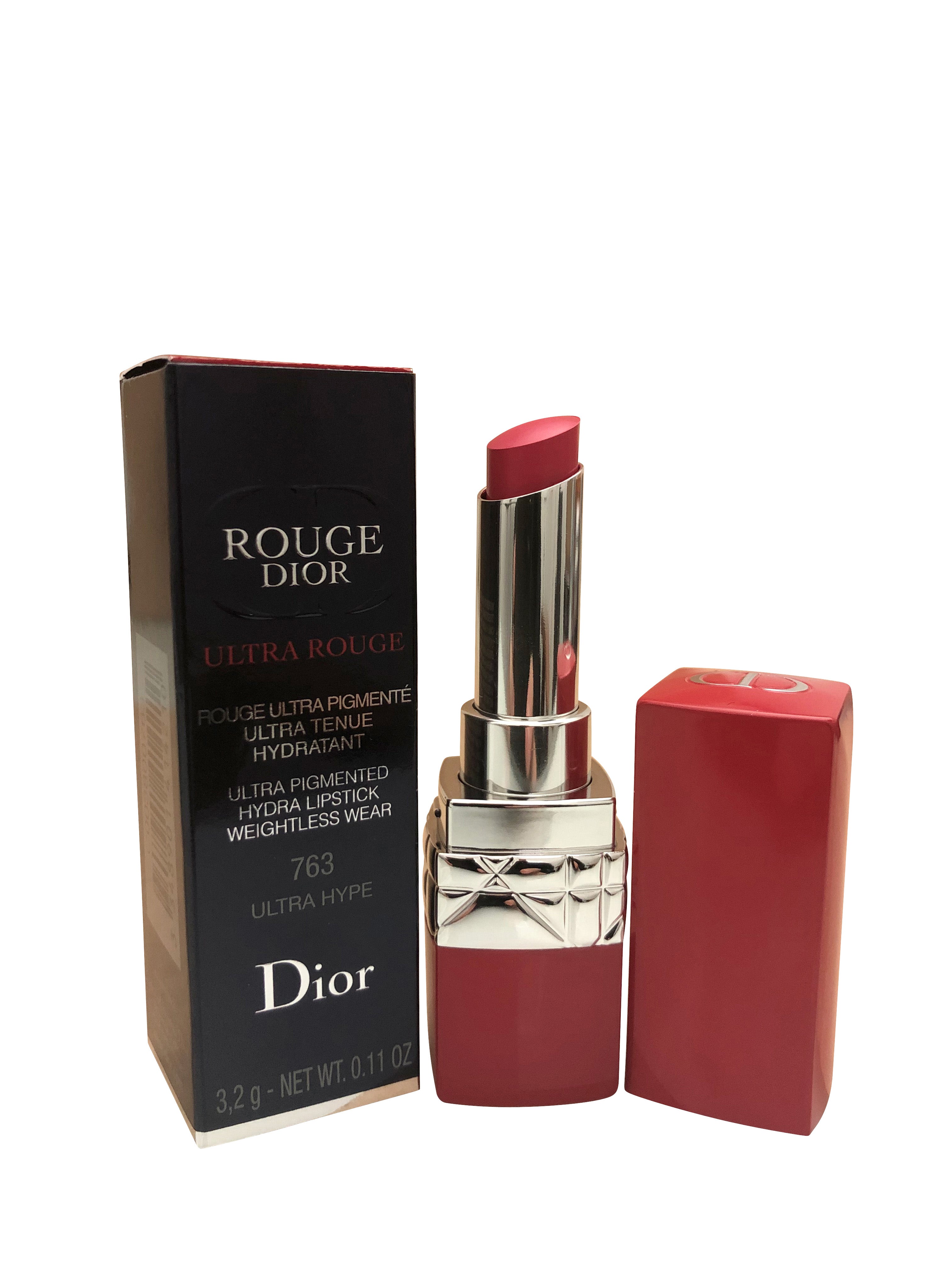 Dior Ultra Rouge Dior Lipstick 763 Ultra Hype 0.11 OZ