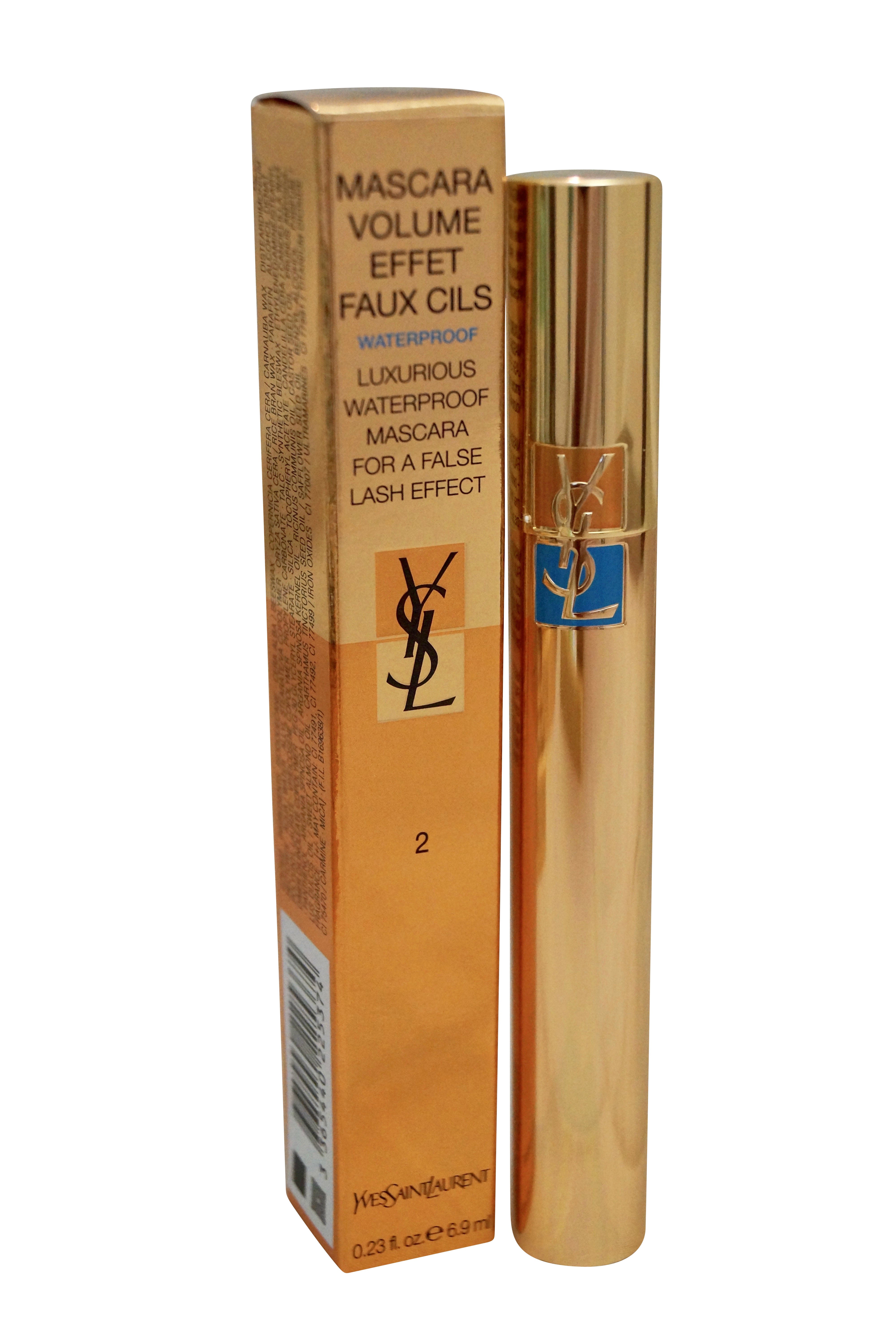 YSL Mascara Volume Effect Faux Cils 2 Burnt Brown Waterproof 0.23 OZ