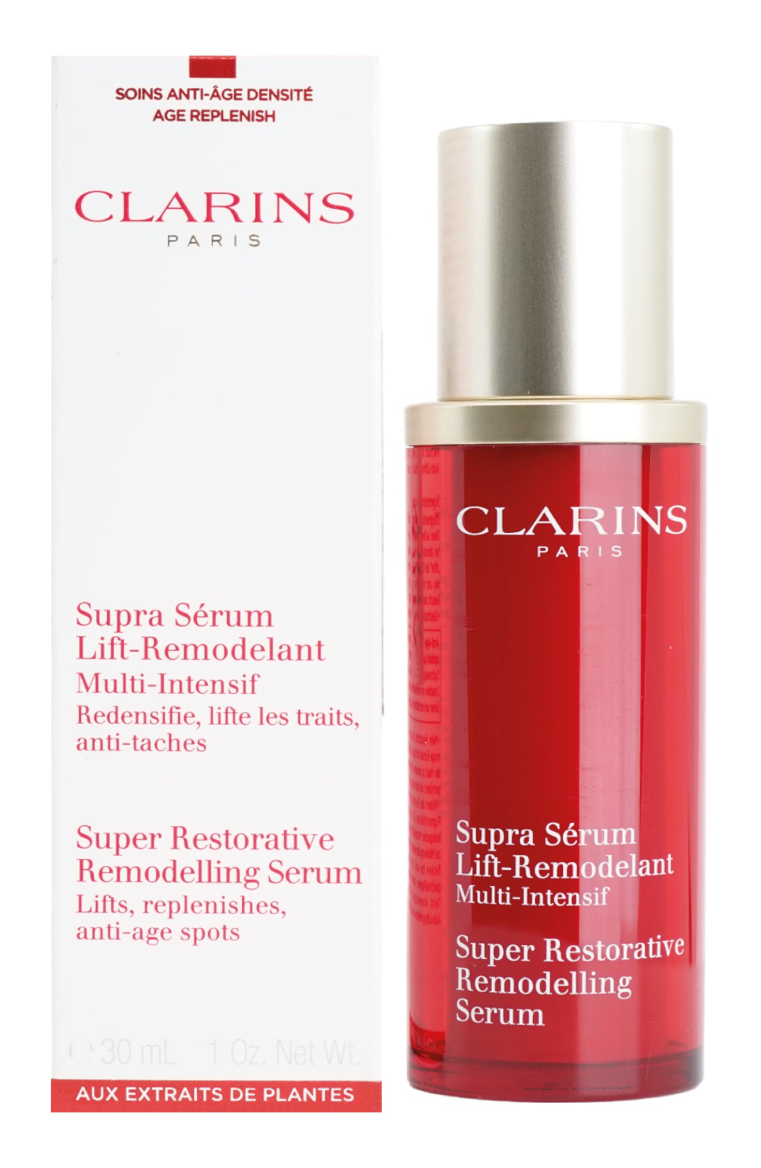 Clarins Super Restorative Remodeling Anti Aging Serum All Skin Types 1 OZ