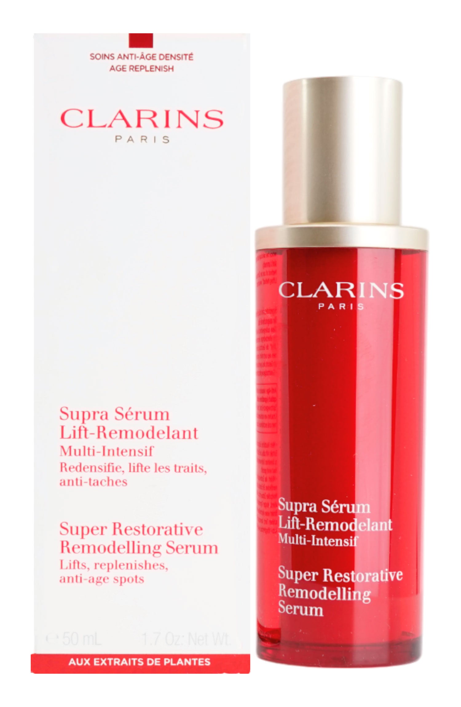 Clarins Super Restorative Remodeling Anti Aging Serum All Skin Types 1.7 OZ