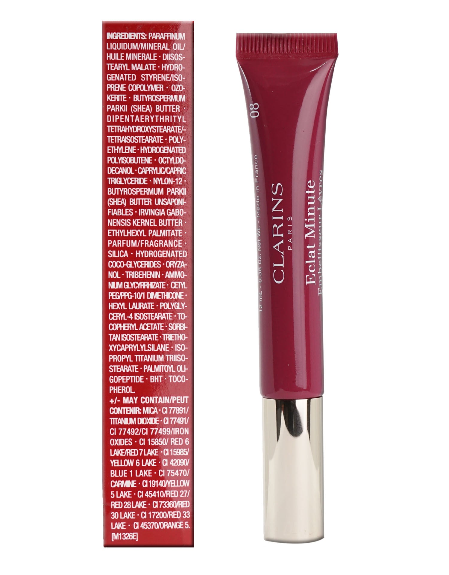 Clarins Natural Lip Perfector 0.35 OZ - CHOOSE YOUR SHADE