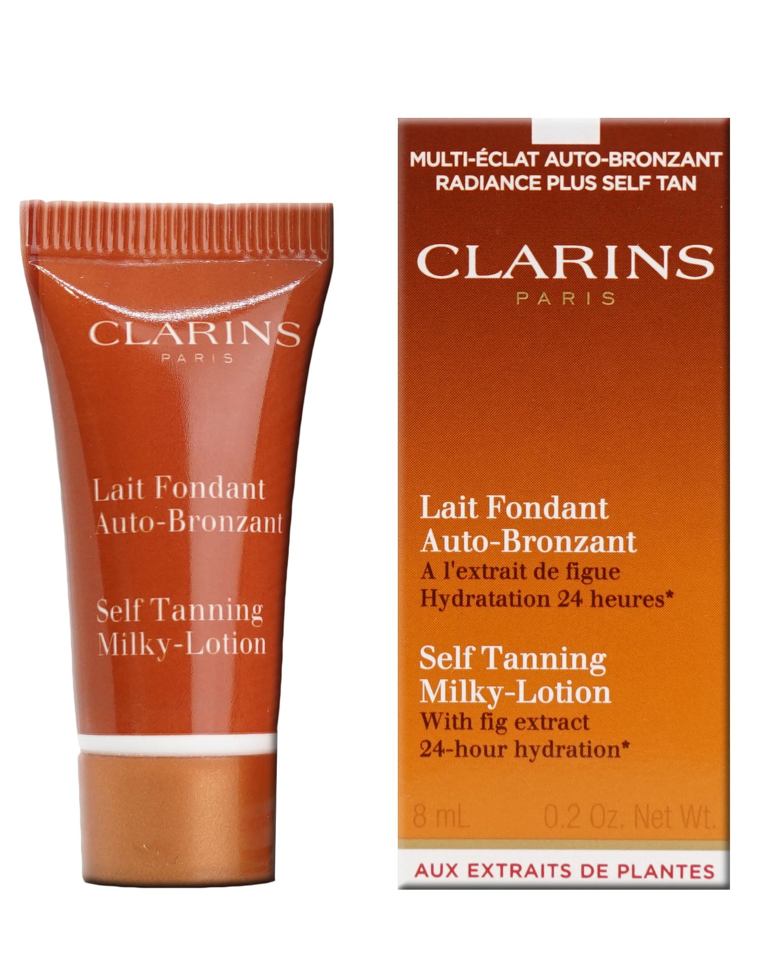 Clarins Delicious Self Tanning Milky Lotion All Skin Types 0.2 OZ