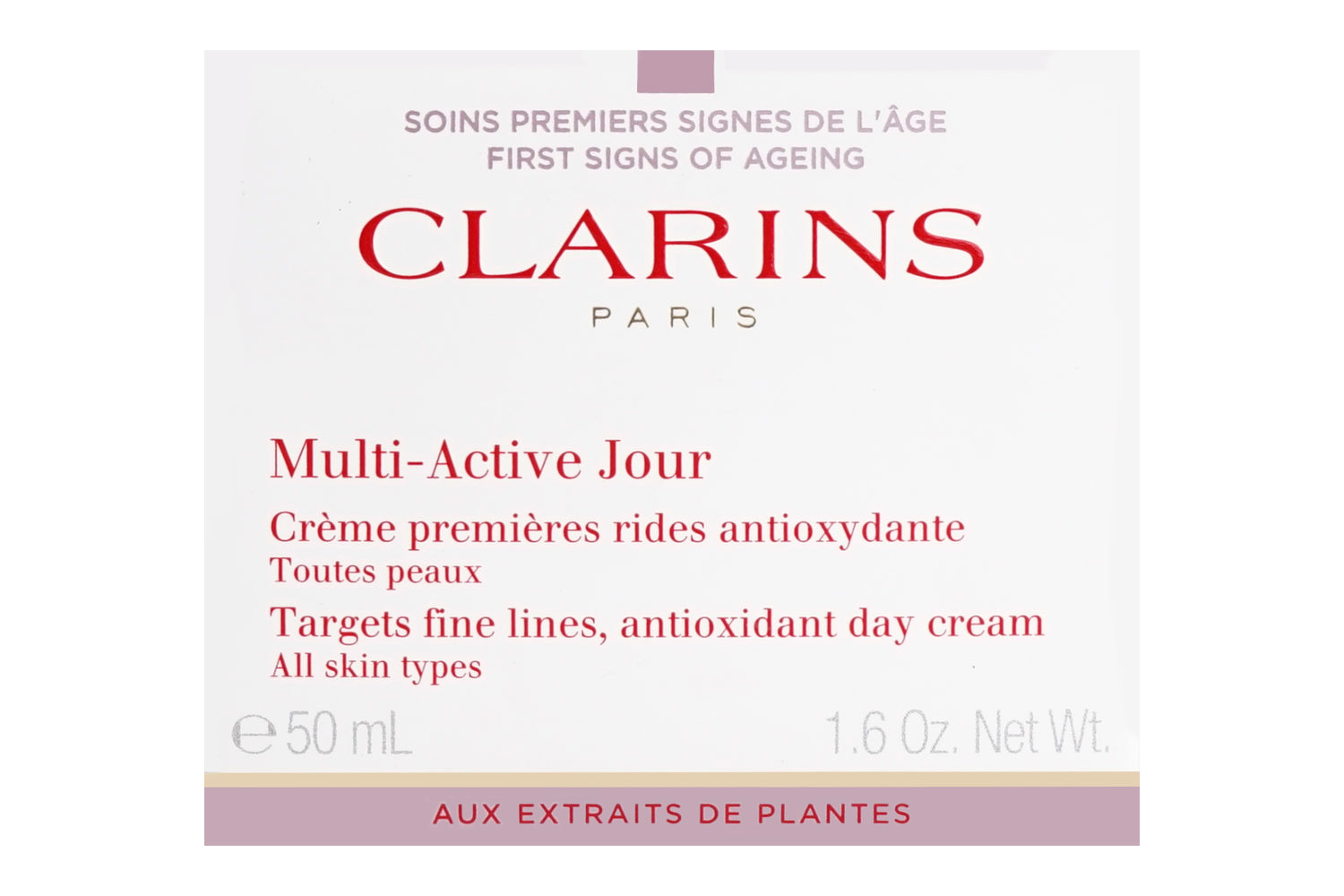 Clarins Multi Active Jour All Skin Types 1.6 OZ