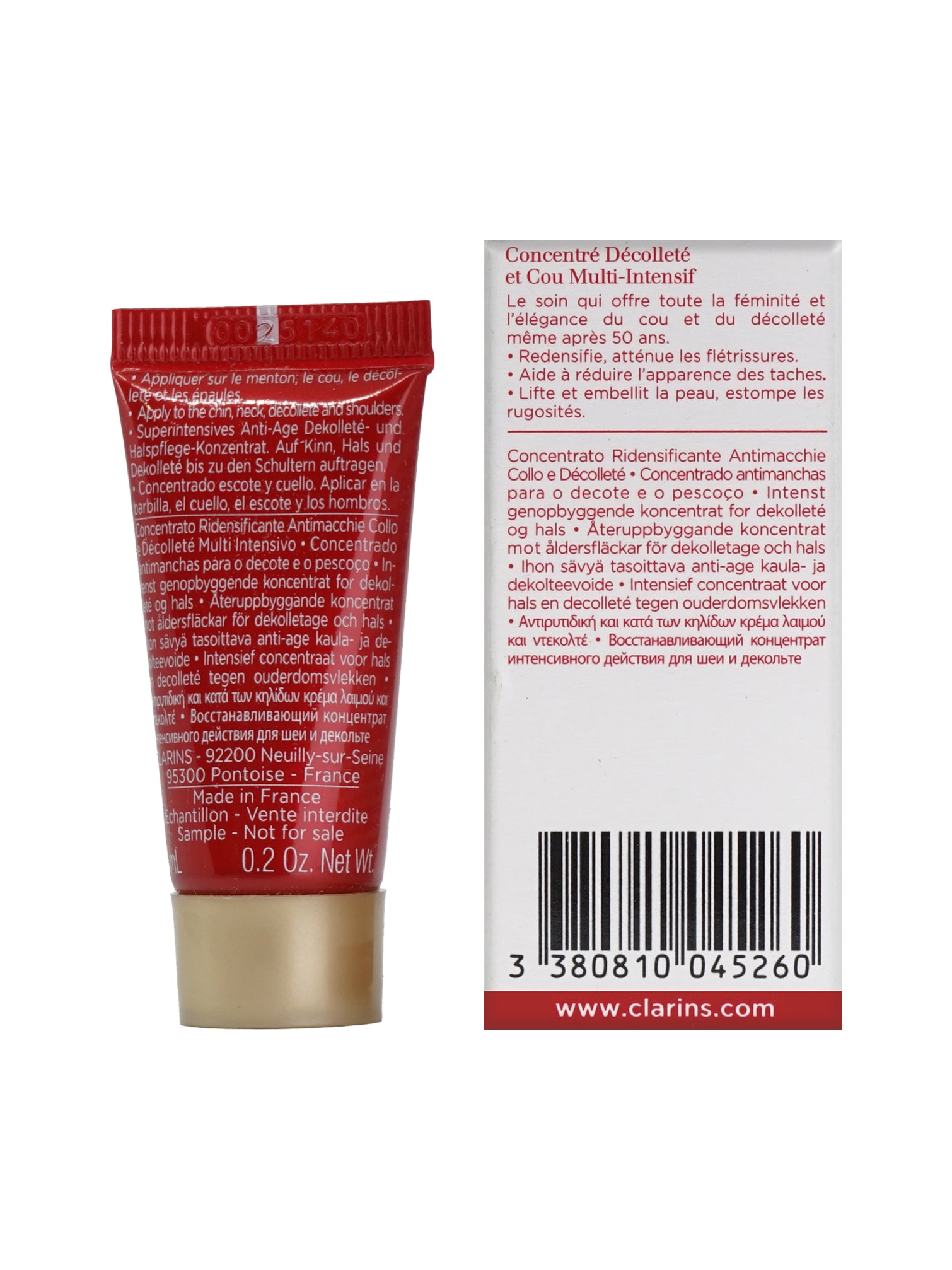 Clarins Super Restorative Decollete & Neck Concentrate 0.2 OZ