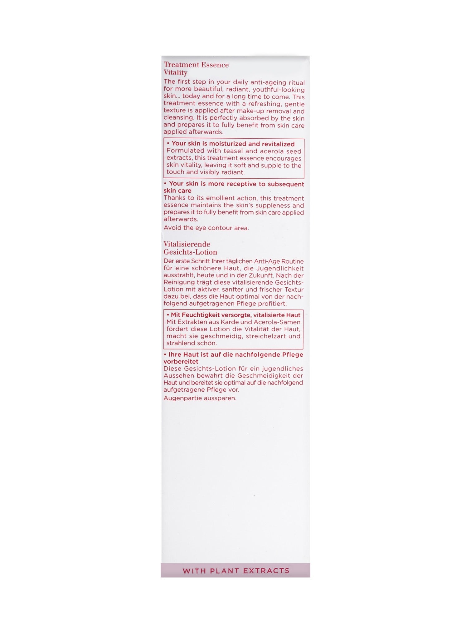 Clarins Multi Active Treatment Essence Vitality All Skin Types 6.7 OZ