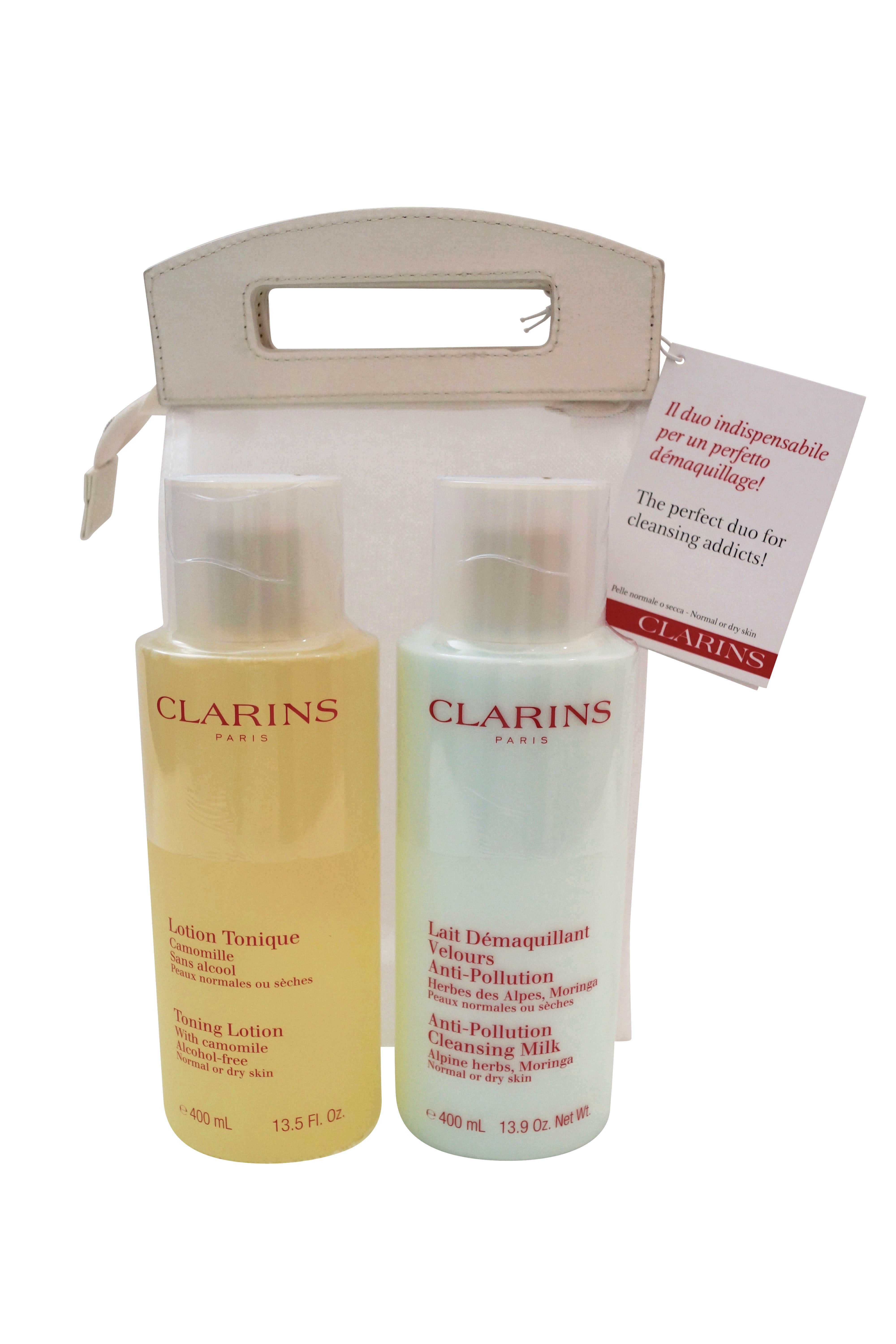 Clarins Cleansing Set for Normal and Dry Skin, 13 oz.