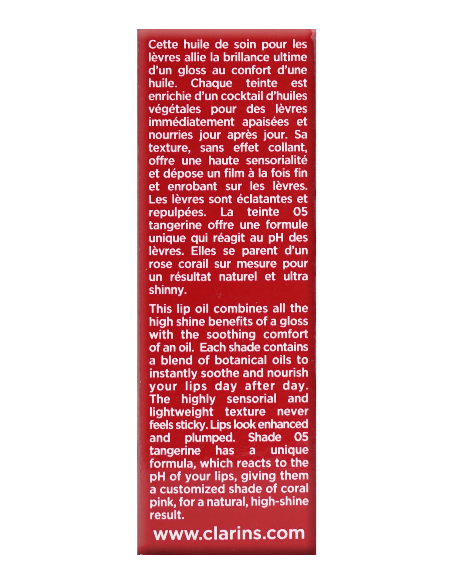 Clarins Lip Comfort Oil Enhances & Nourishes 0.1 OZ CHOOSE YOUR SHADE