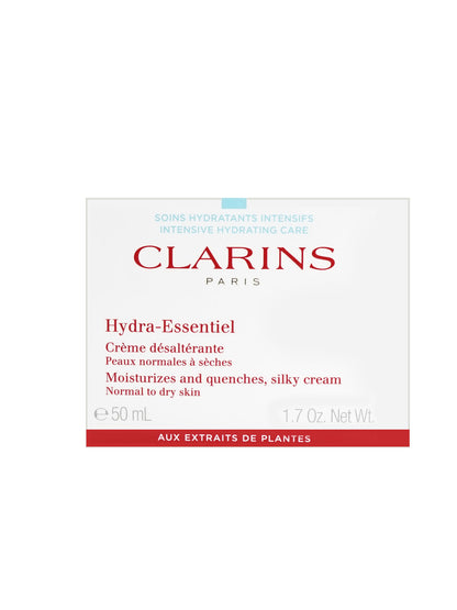 Clarins Hydra Essential Moisturizer Silky Cream Normal & Dry Skin 1.7 OZ