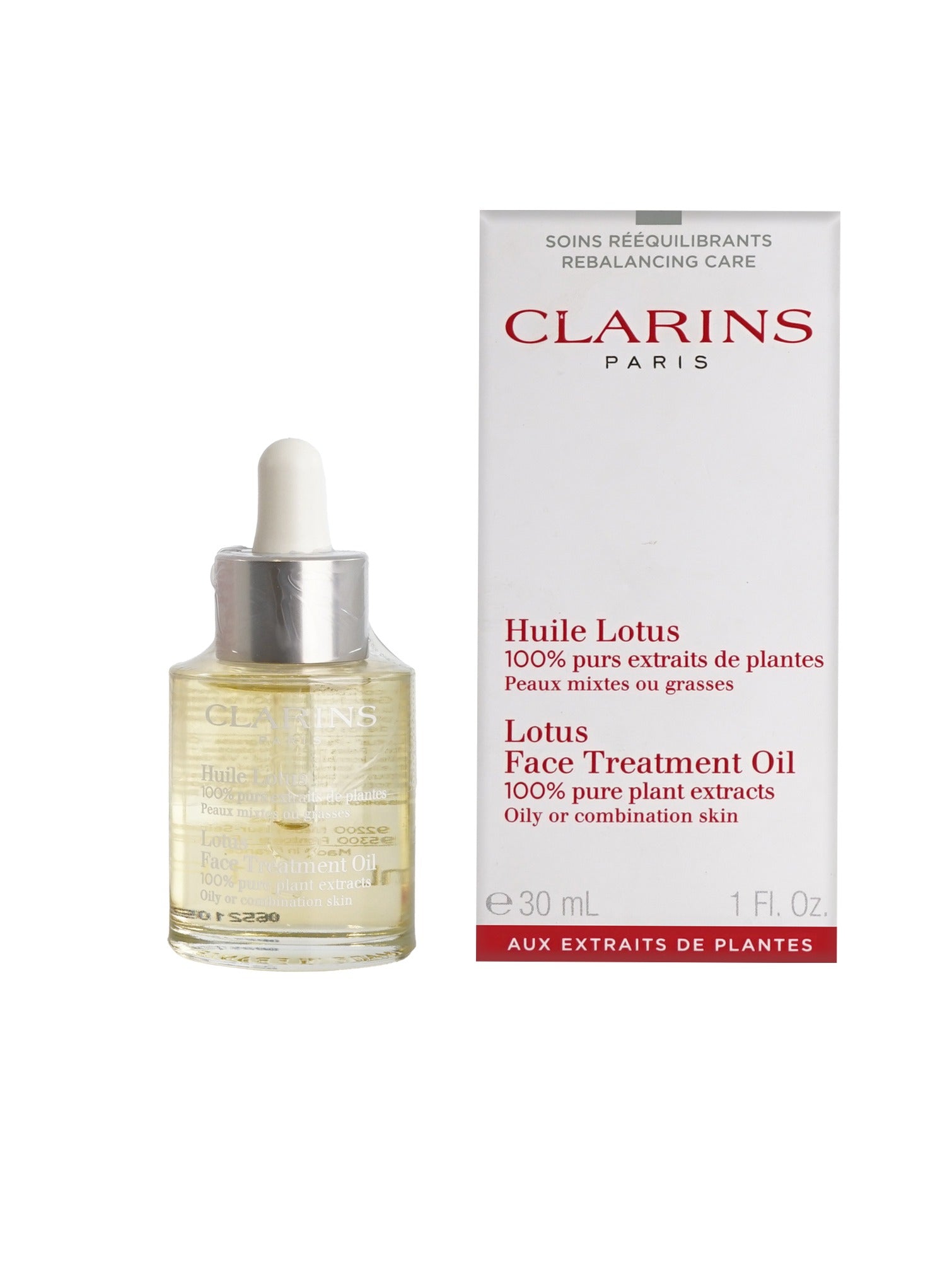 Clarins Lotus Treatment Oil Oily & Combination Skin 1 OZ