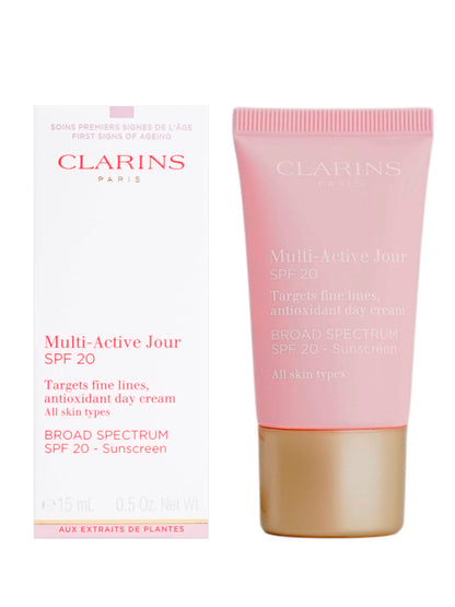 Clarins Multi Active Jour SPF 20 All Skin Types 0.5 OZ