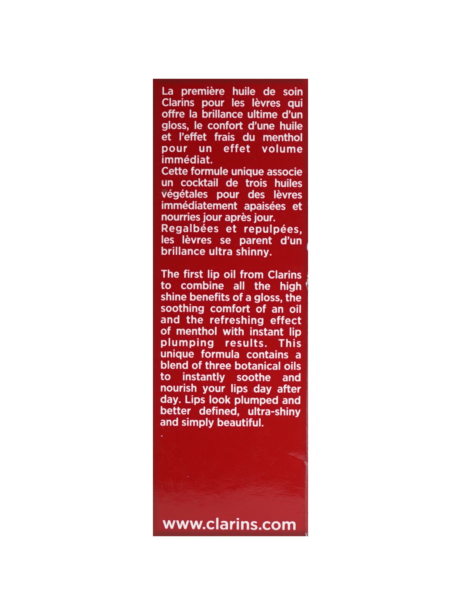 Clarins Lip Comfort Oil Enhances & Nourishes 0.1 OZ CHOOSE YOUR SHADE