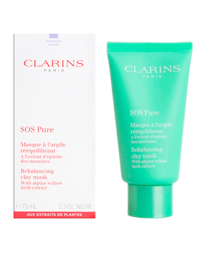 Clarins SOS Rebalancing Clay Mask Oily Skin 2.3 OZ