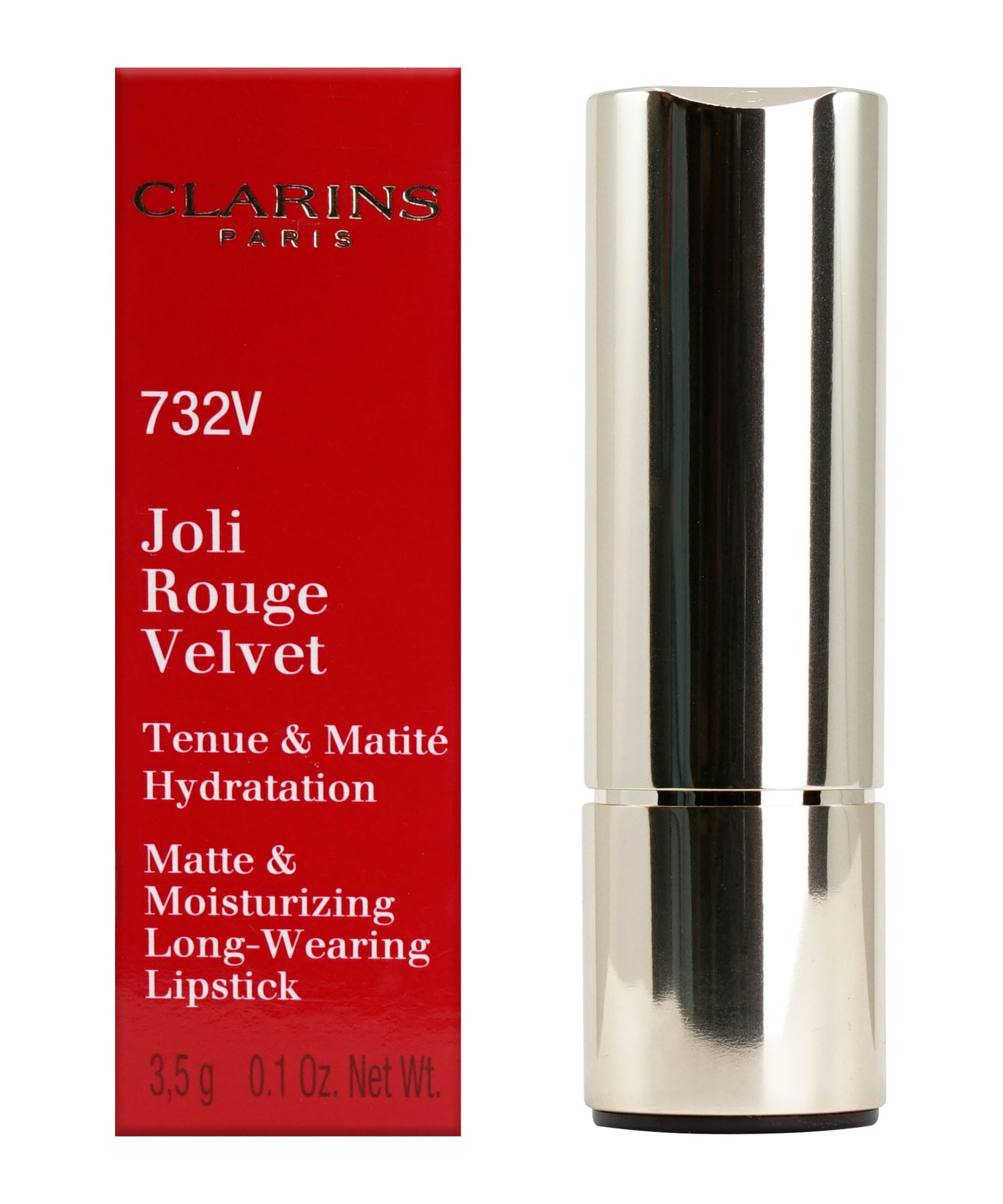 Clarins Joli Rouge Velvet Longwear Matte Lipstick 0.1 OZ - CHOOSE YOUR SHADE