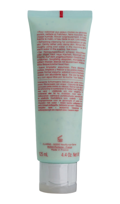 Clarins Gentle Foaming Cleanser Combination & Oily Skin 4.4 OZ