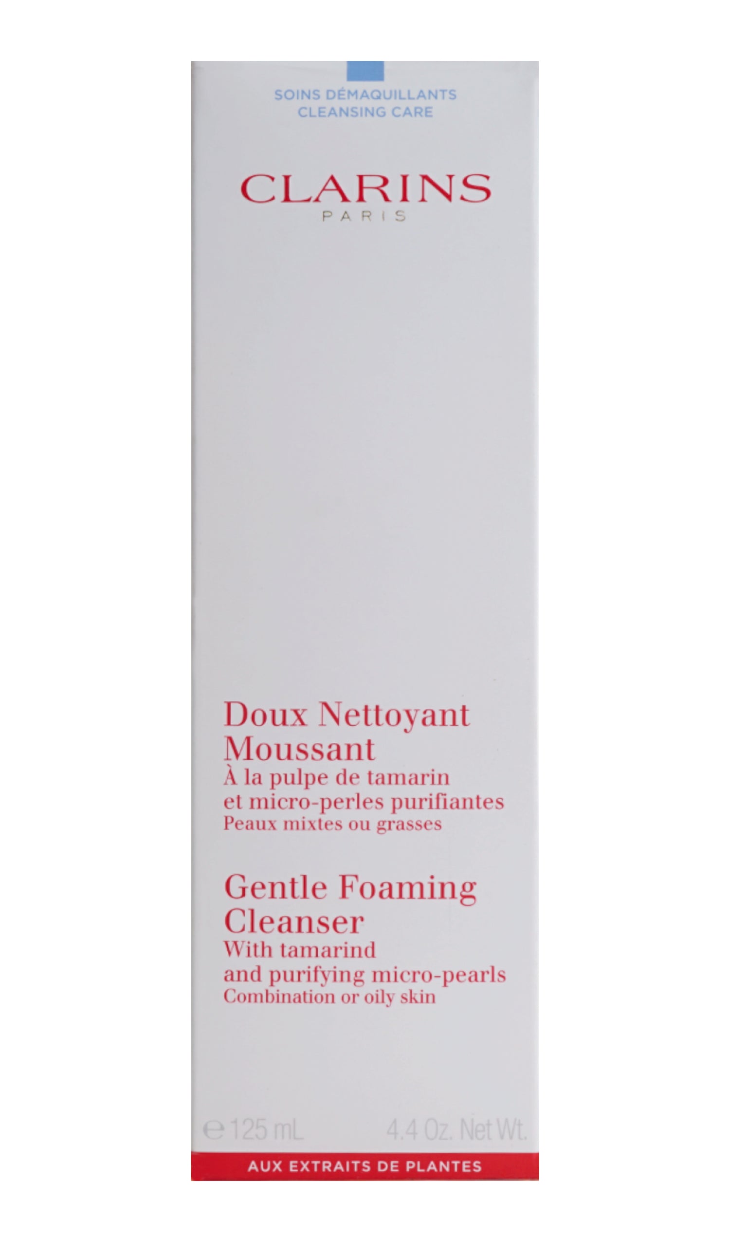 Clarins Gentle Foaming Cleanser Combination & Oily Skin 4.4 OZ