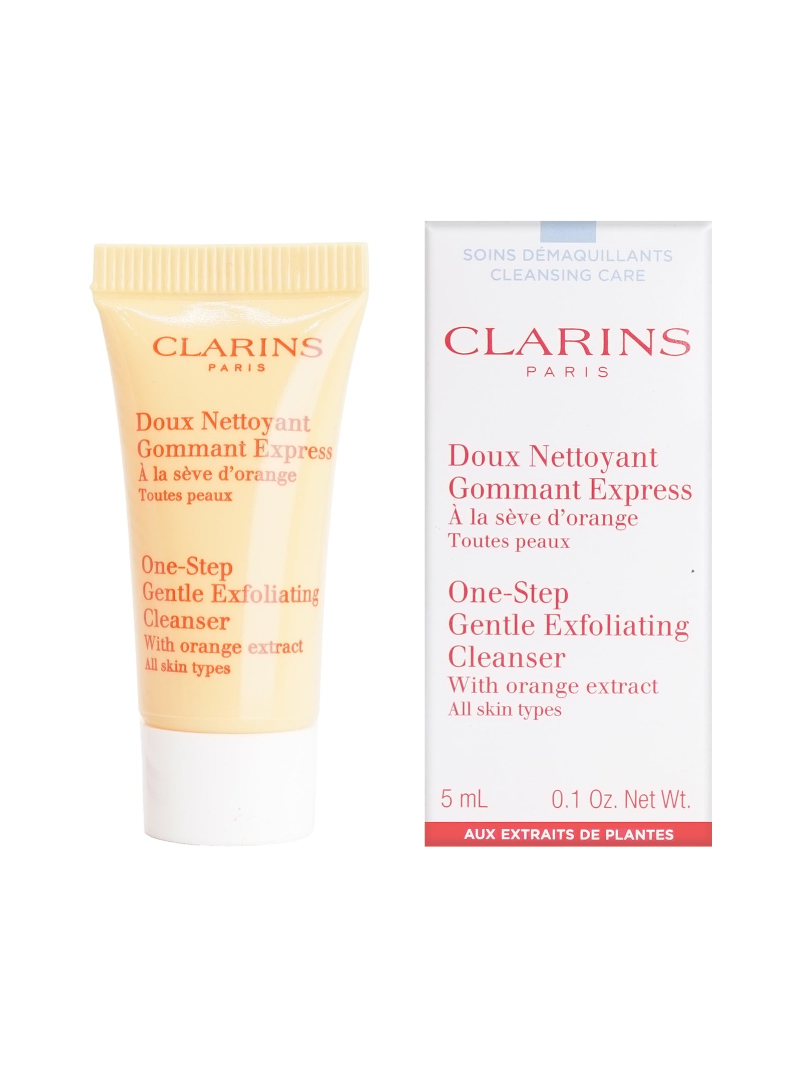 Clarins One Step Gentle Exfoliating Cleanser Orange Extract 0.1 OZ