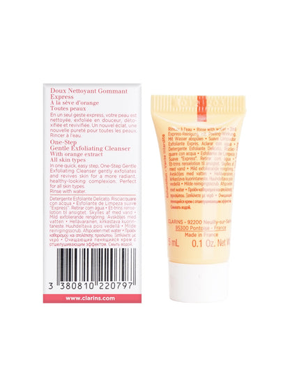 Clarins One Step Gentle Exfoliating Cleanser Orange Extract 0.1 OZ