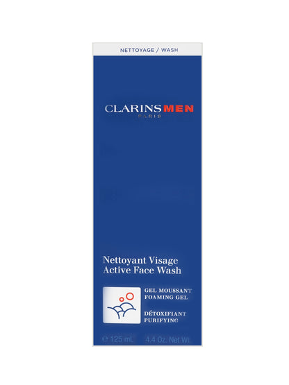 Clarins Men Active Face Wash All Skin Types 4.4 OZ