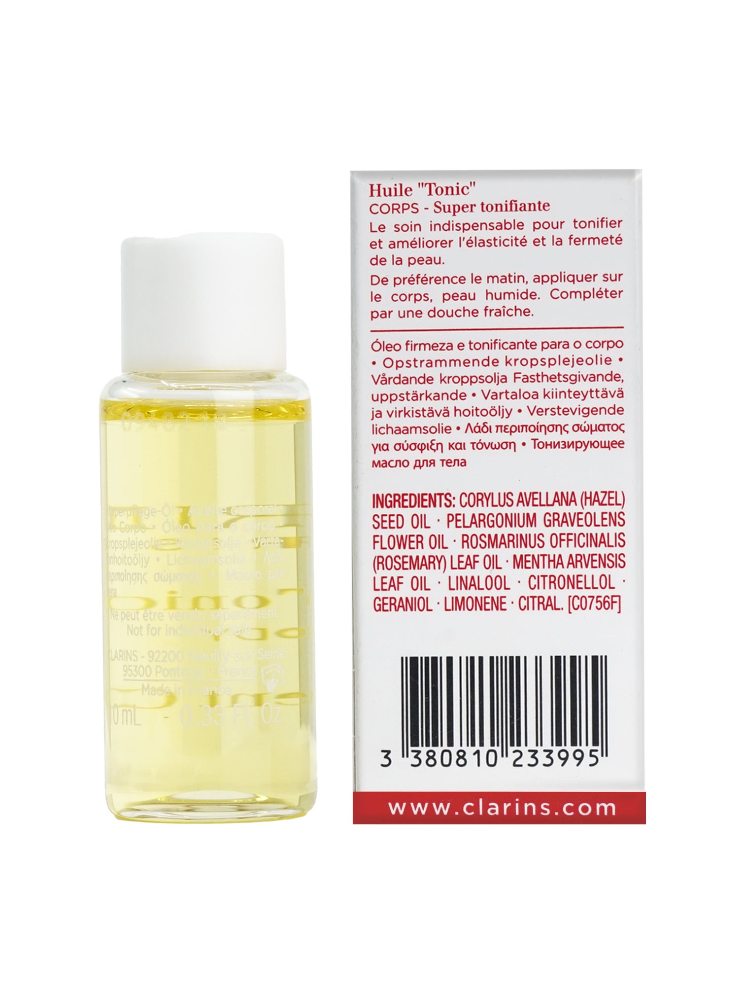 Clarins Tonic Body Treatment Oil 0.33 OZ