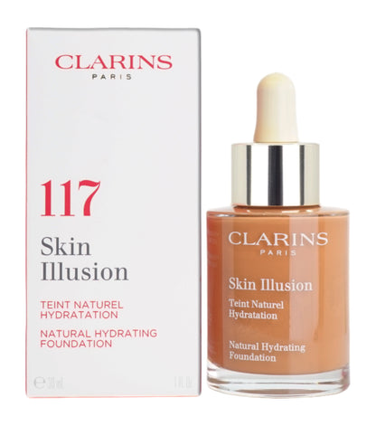 Clarins Skin Illusion Natural Hydrating Foundation 1 OZ - CHOOSE YOUR SHADE