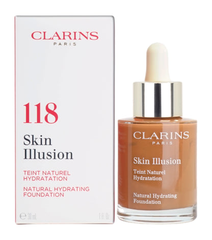 Clarins Skin Illusion Natural Hydrating Foundation 1 OZ - CHOOSE YOUR SHADE