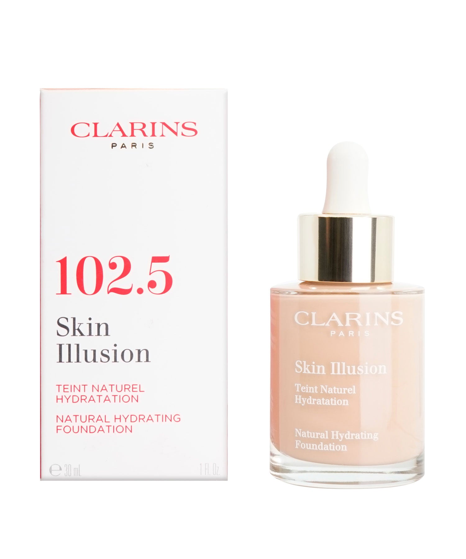 Clarins Skin Illusion Natural Hydrating Foundation 1 OZ - CHOOSE YOUR SHADE